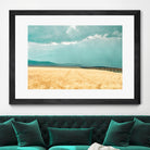 Harvest Shadow by Annie Bailey Art on GIANT ART - blue,beige landscapes, photography, farms, hills