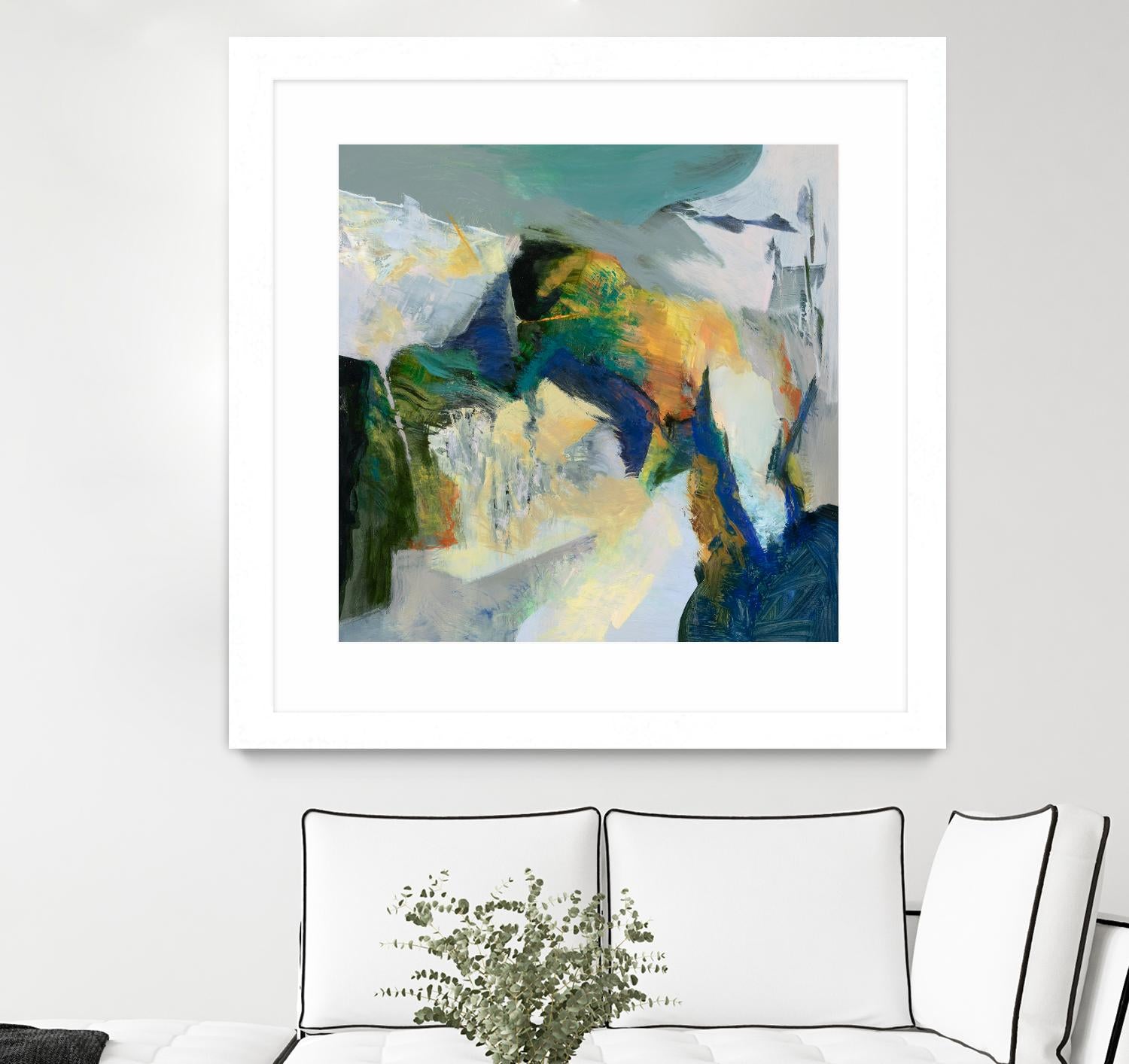 Iceberg by Emilia Arana on GIANT ART - multicolor abstracts, contemporary