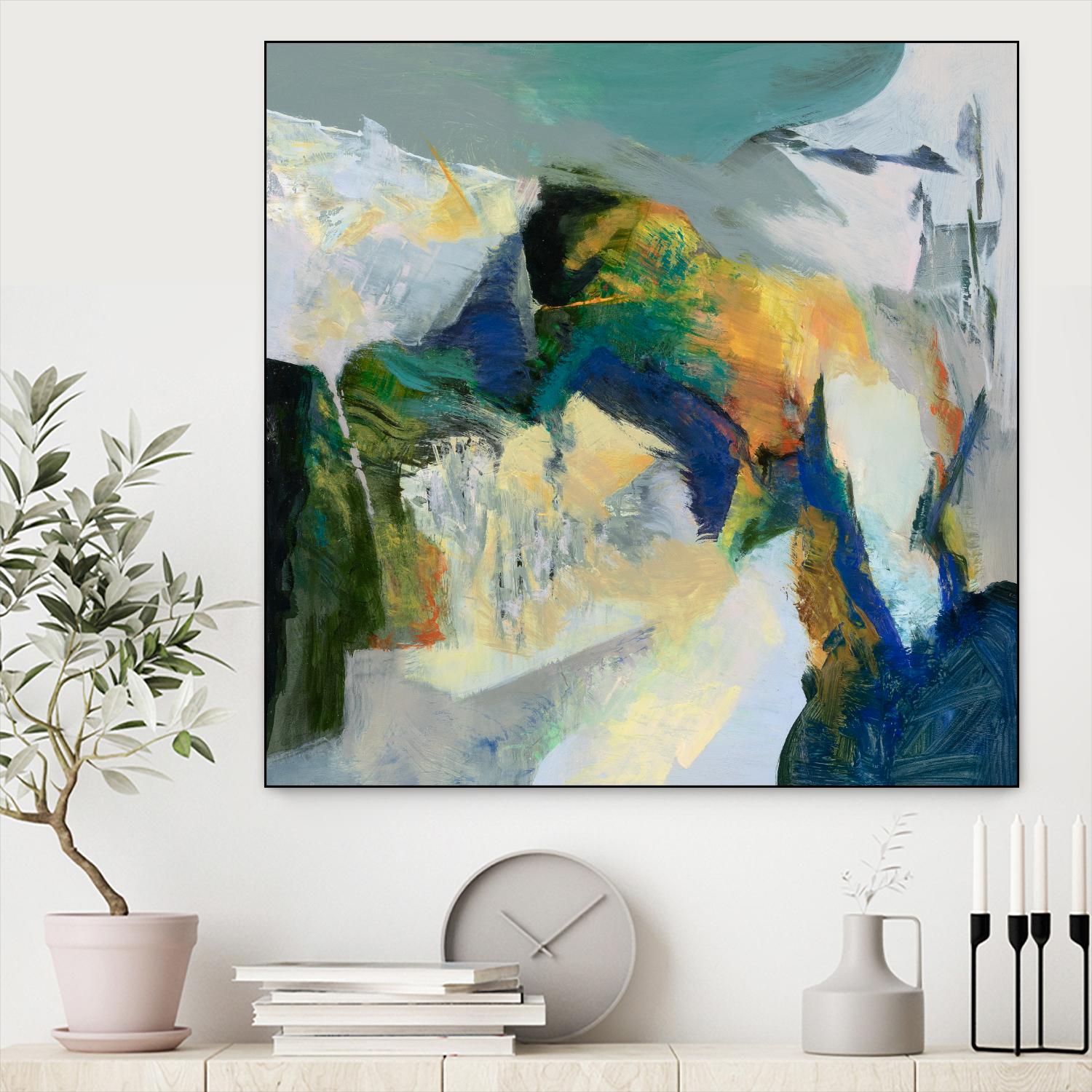 Iceberg by Emilia Arana on GIANT ART - multicolor abstracts, contemporary