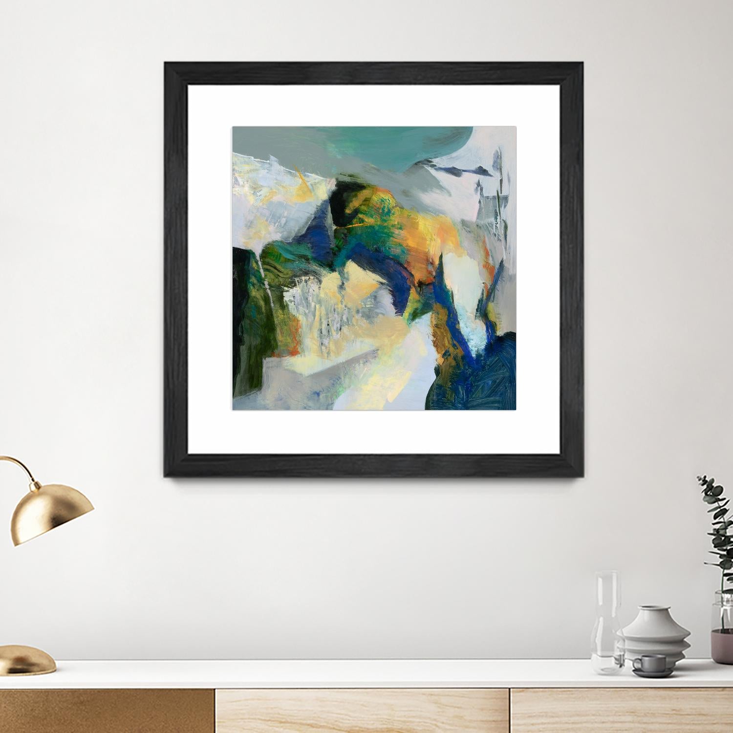 Iceberg by Emilia Arana on GIANT ART - multicolor abstracts, contemporary