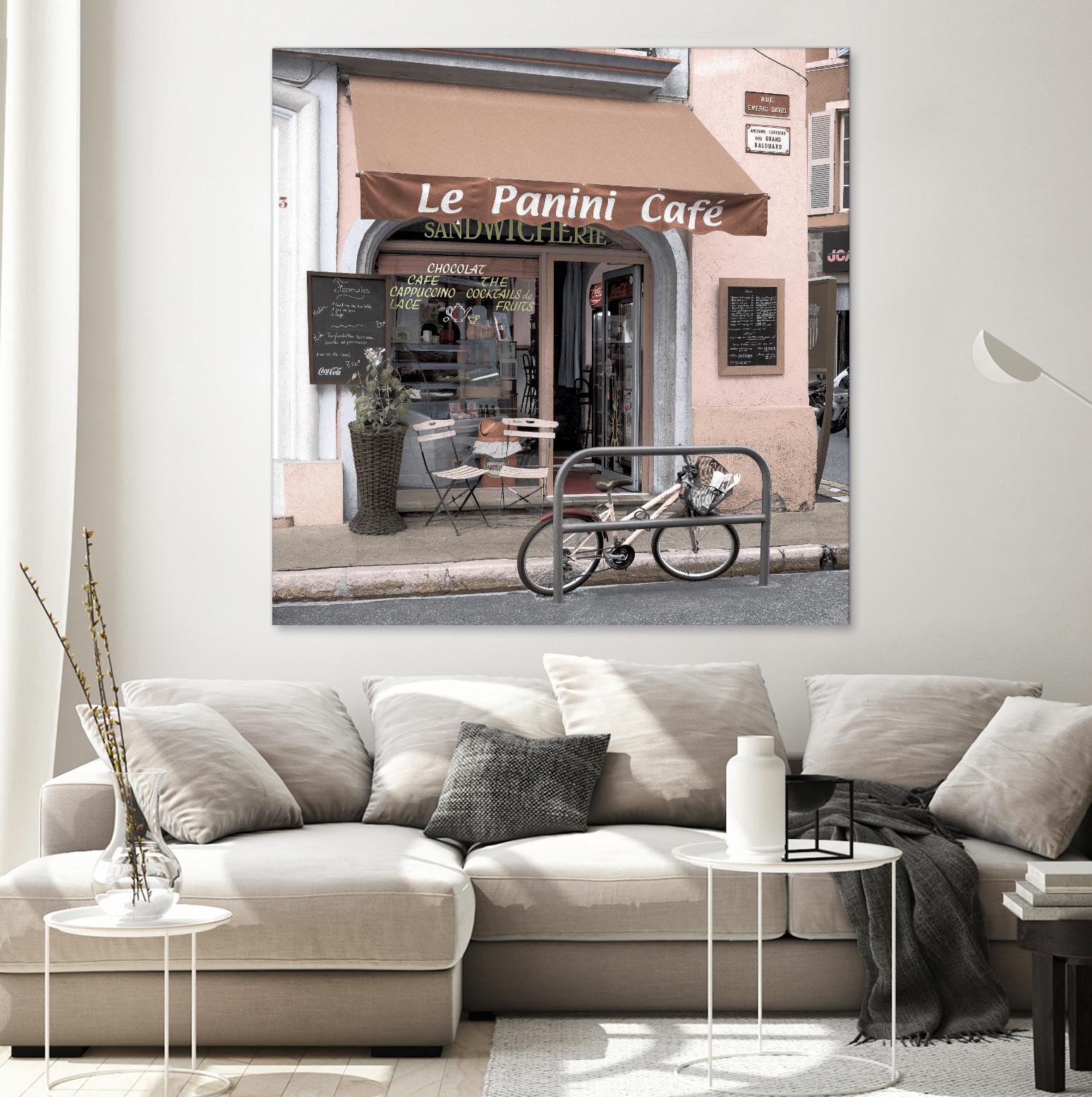 Le Panini Café by Alan Blaustein on GIANT ART - multicolor photography; landscapes; cuisine