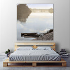 Boats on the Seine #2 by Alan Blaustein on GIANT ART - multicolor photography; landscapes