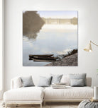 Boats on the Seine #2 by Alan Blaustein on GIANT ART - multicolor photography; landscapes