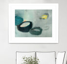 Emptiness by Sidsel Brix on GIANT ART - green,yellow abstracts, contemporary