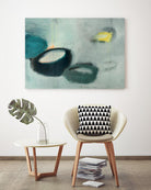 Emptiness by Sidsel Brix on GIANT ART - green,yellow abstracts, contemporary