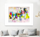 Lost in Oklahoma by Cynthia Anne Brown on GIANT ART - pink,yellow abstracts, contemporary
