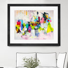 Lost in Oklahoma by Cynthia Anne Brown on GIANT ART - pink,yellow abstracts, contemporary