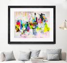 Lost in Oklahoma by Cynthia Anne Brown on GIANT ART - pink,yellow abstracts, contemporary