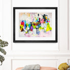 Lost in Oklahoma by Cynthia Anne Brown on GIANT ART - pink,yellow abstracts, contemporary