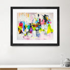Lost in Oklahoma by Cynthia Anne Brown on GIANT ART - pink,yellow abstracts, contemporary