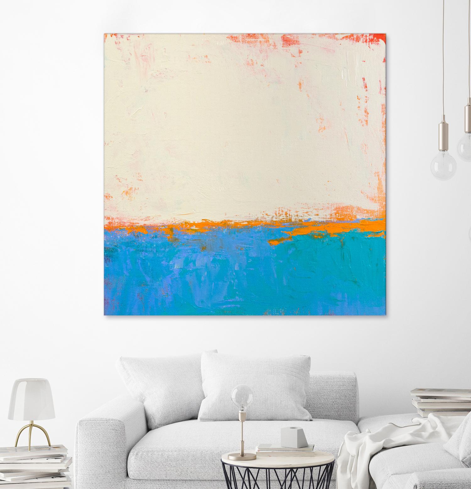 Calm seas by Don Bishop on GIANT ART - beige abstract