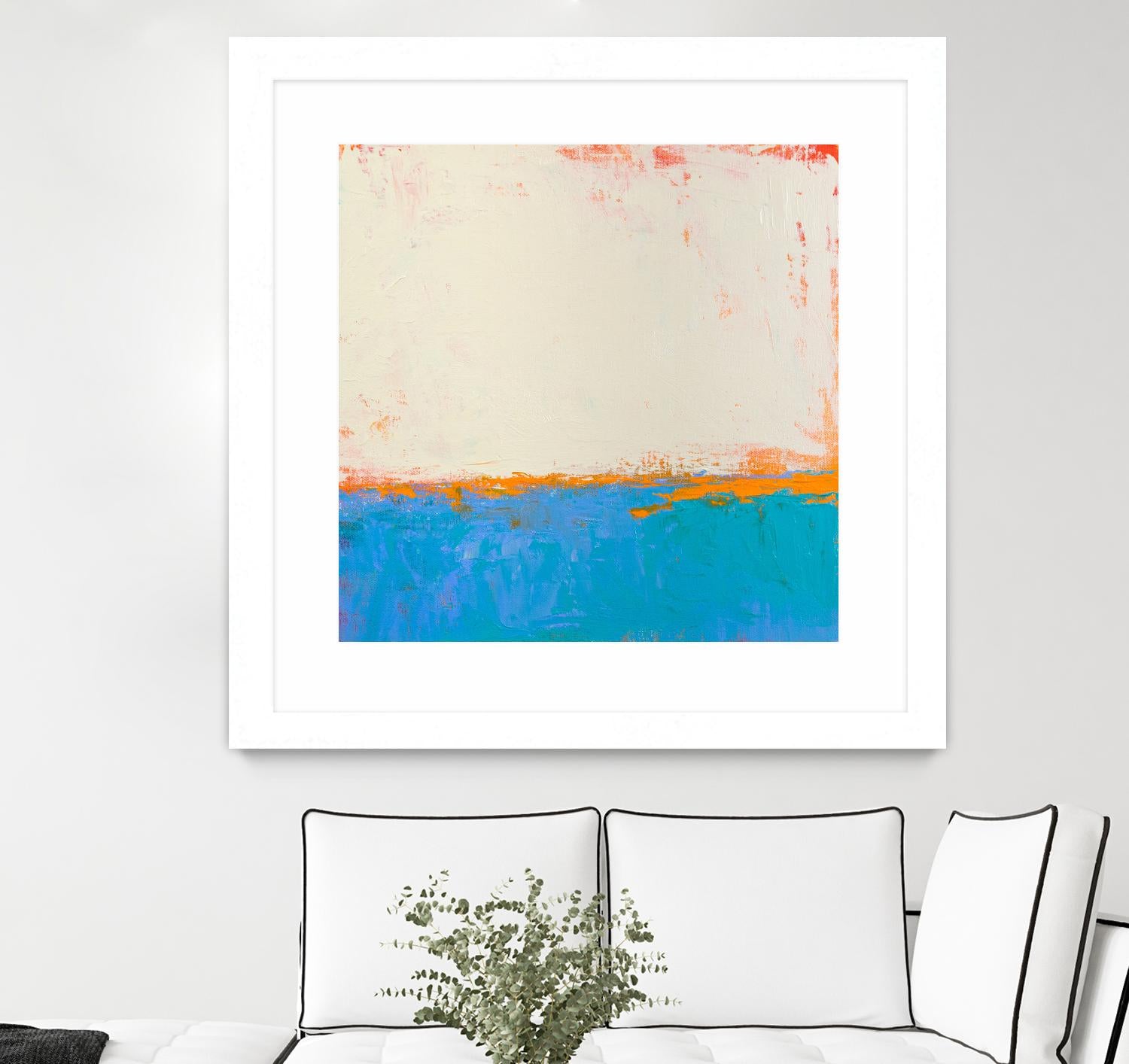 Calm seas by Don Bishop on GIANT ART - beige abstract