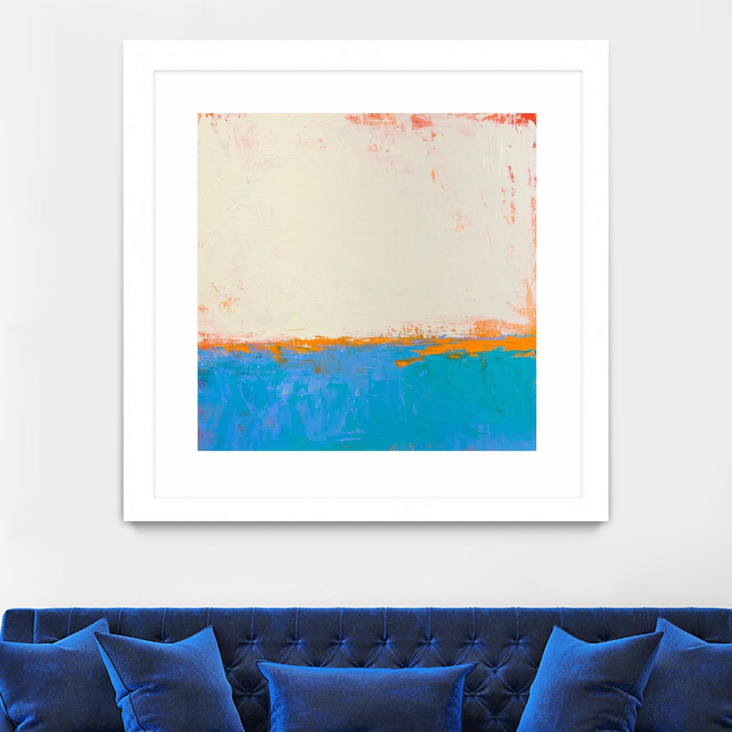 Calm seas by Don Bishop on GIANT ART - beige abstract