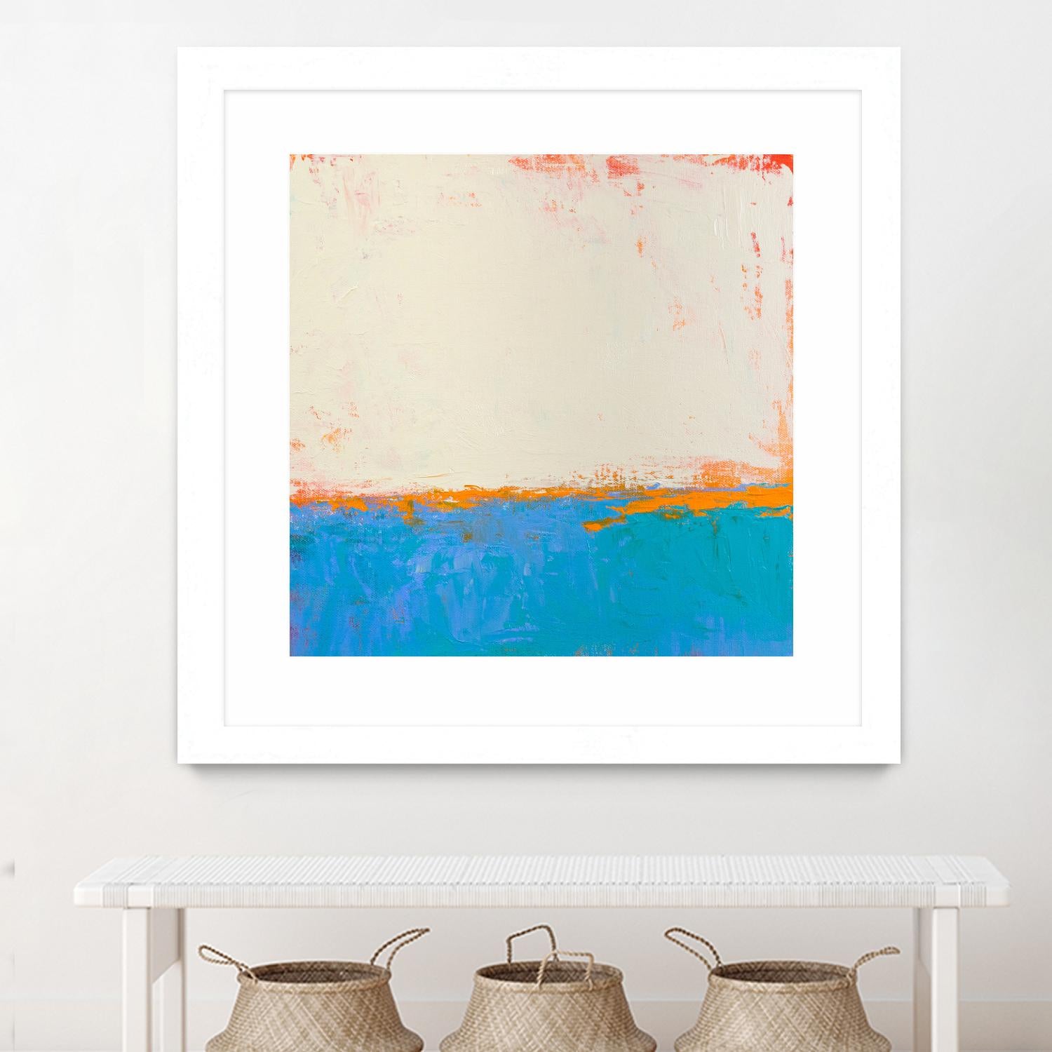 Calm seas by Don Bishop on GIANT ART - beige abstract