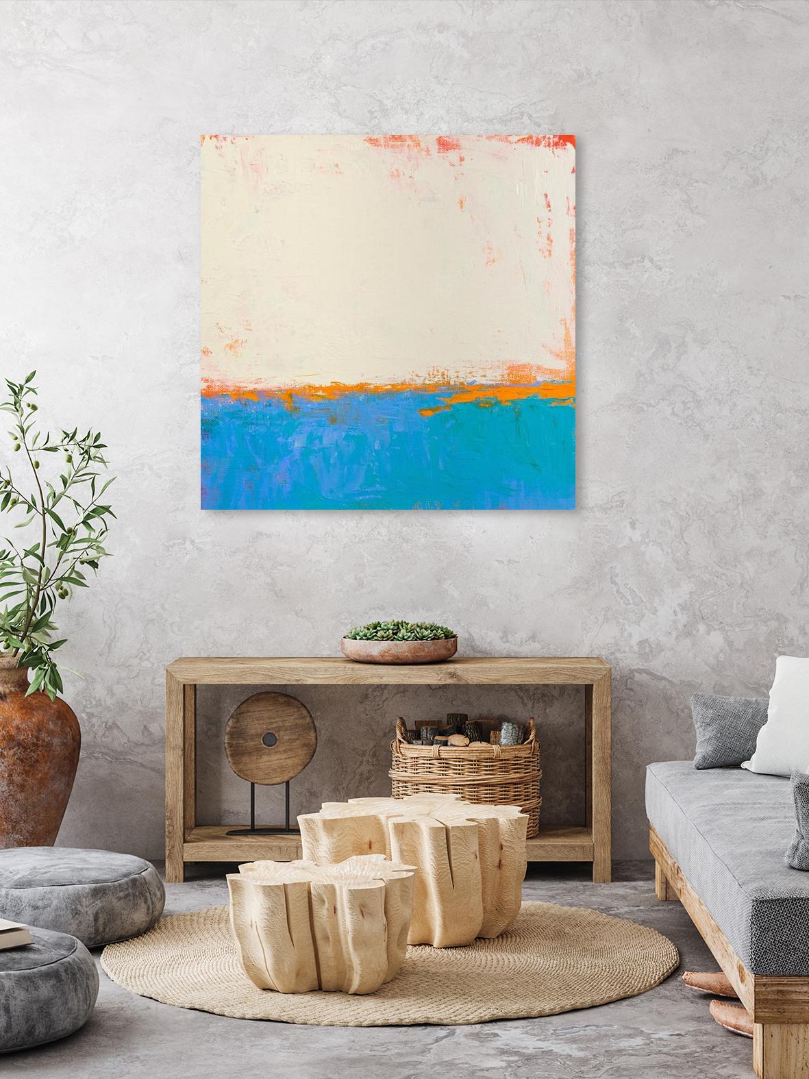 Calm seas by Don Bishop on GIANT ART - beige abstract