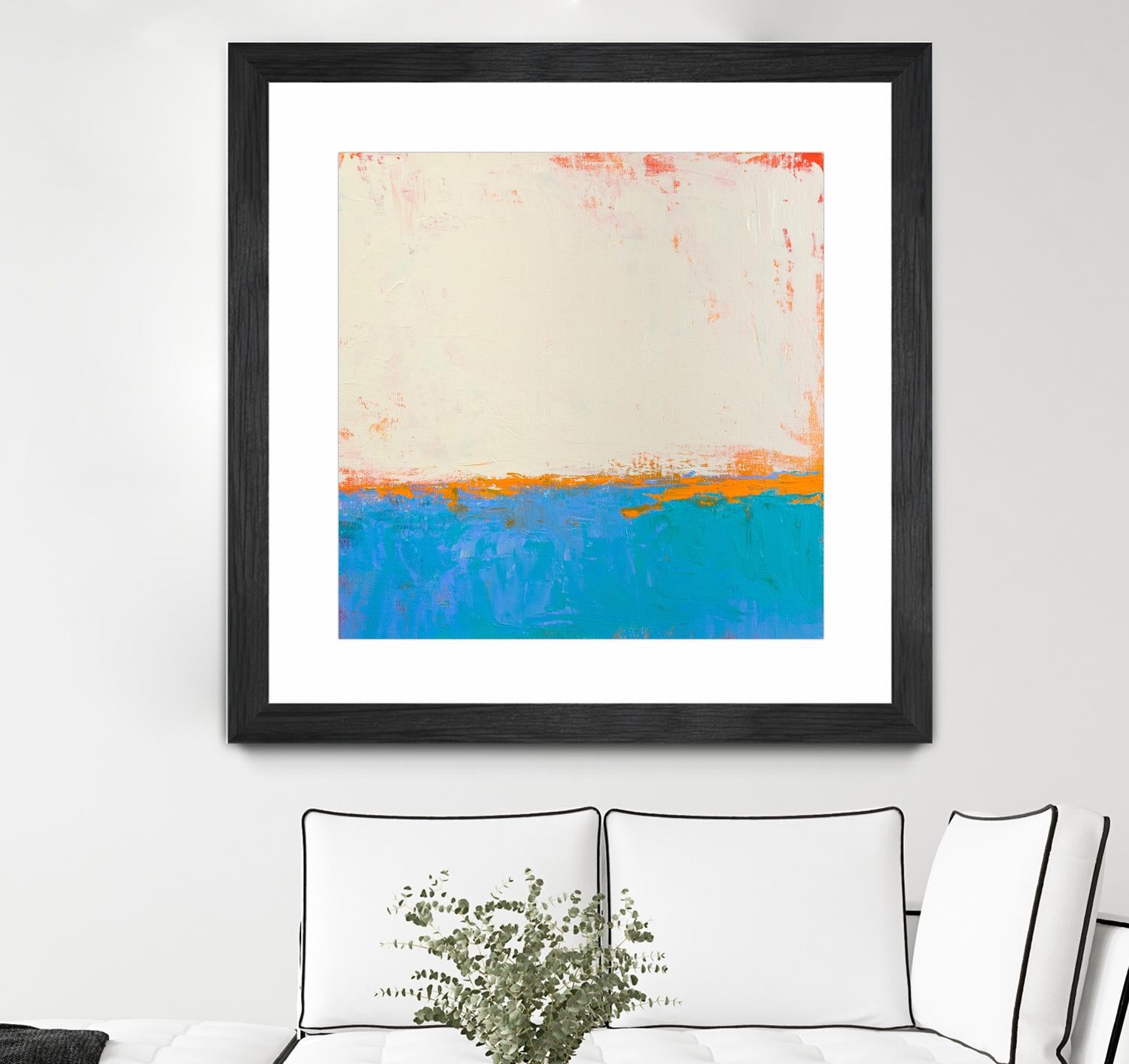 Calm seas by Don Bishop on GIANT ART - beige abstract