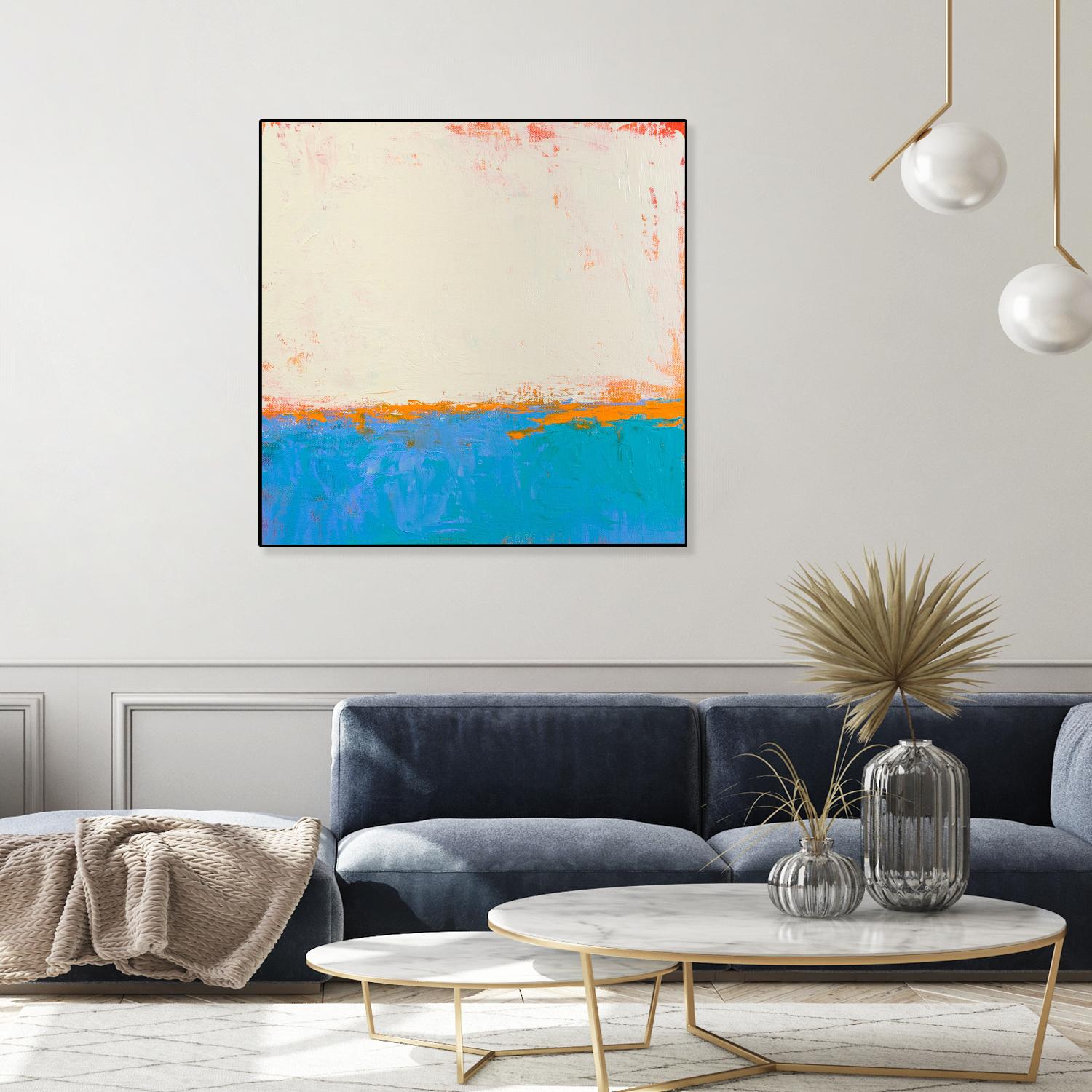 Calm seas by Don Bishop on GIANT ART - beige abstract