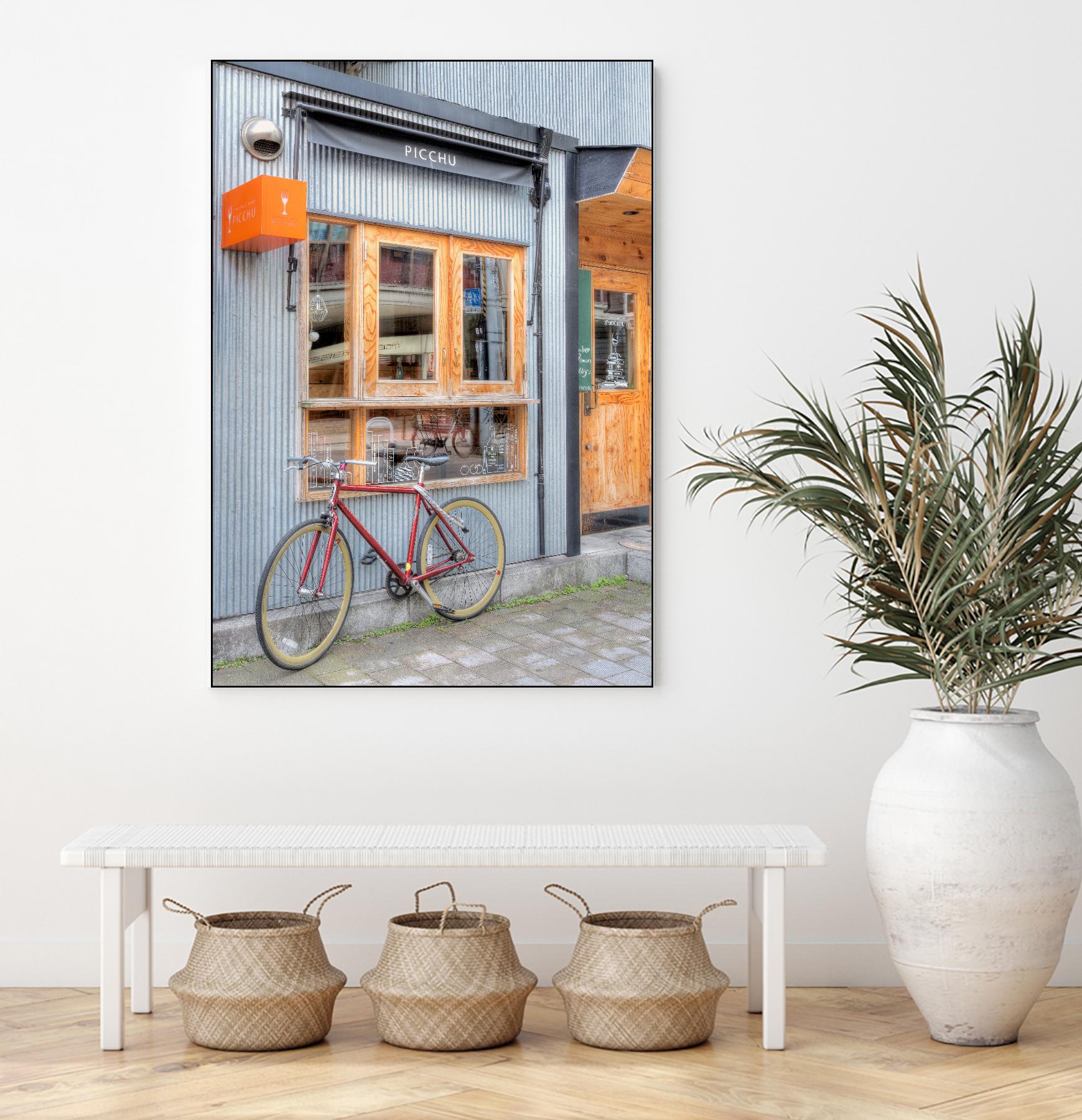 Red Bicycle, Japan by Alan Blaustein on GIANT ART - multicolor photography; landscapes