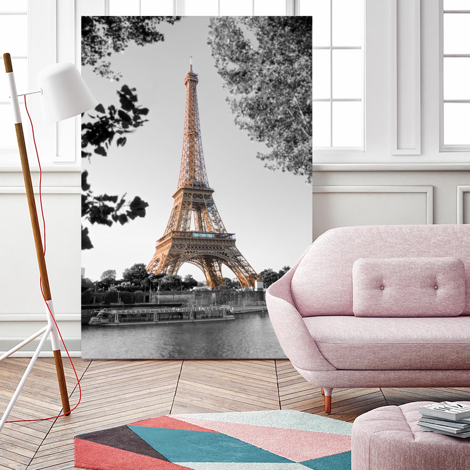 Matin sur la Seine by Alan Blaustein on GIANT ART - multicolor photography; people/places; landscapes