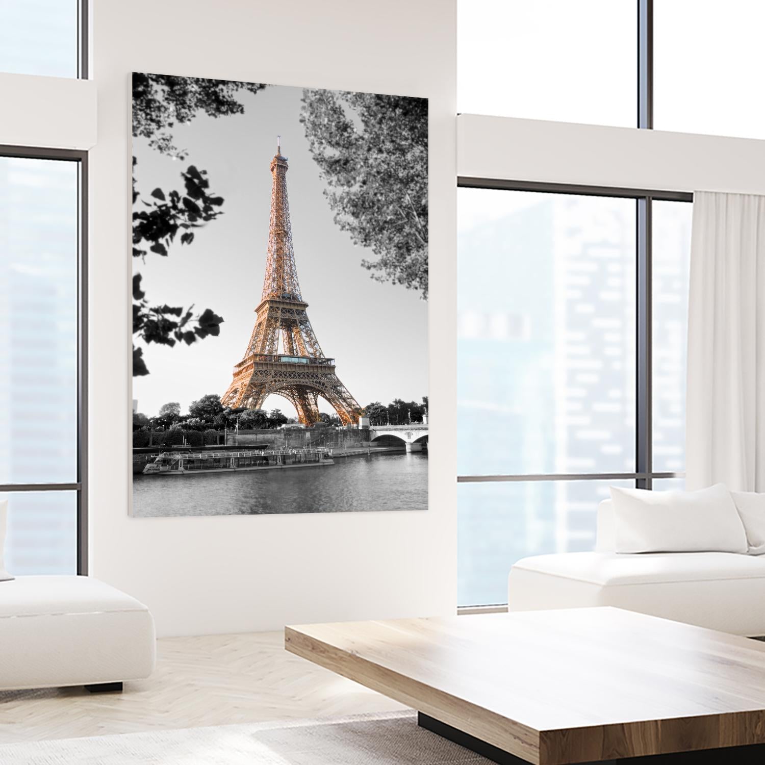 Matin sur la Seine by Alan Blaustein on GIANT ART - multicolor photography; people/places; landscapes