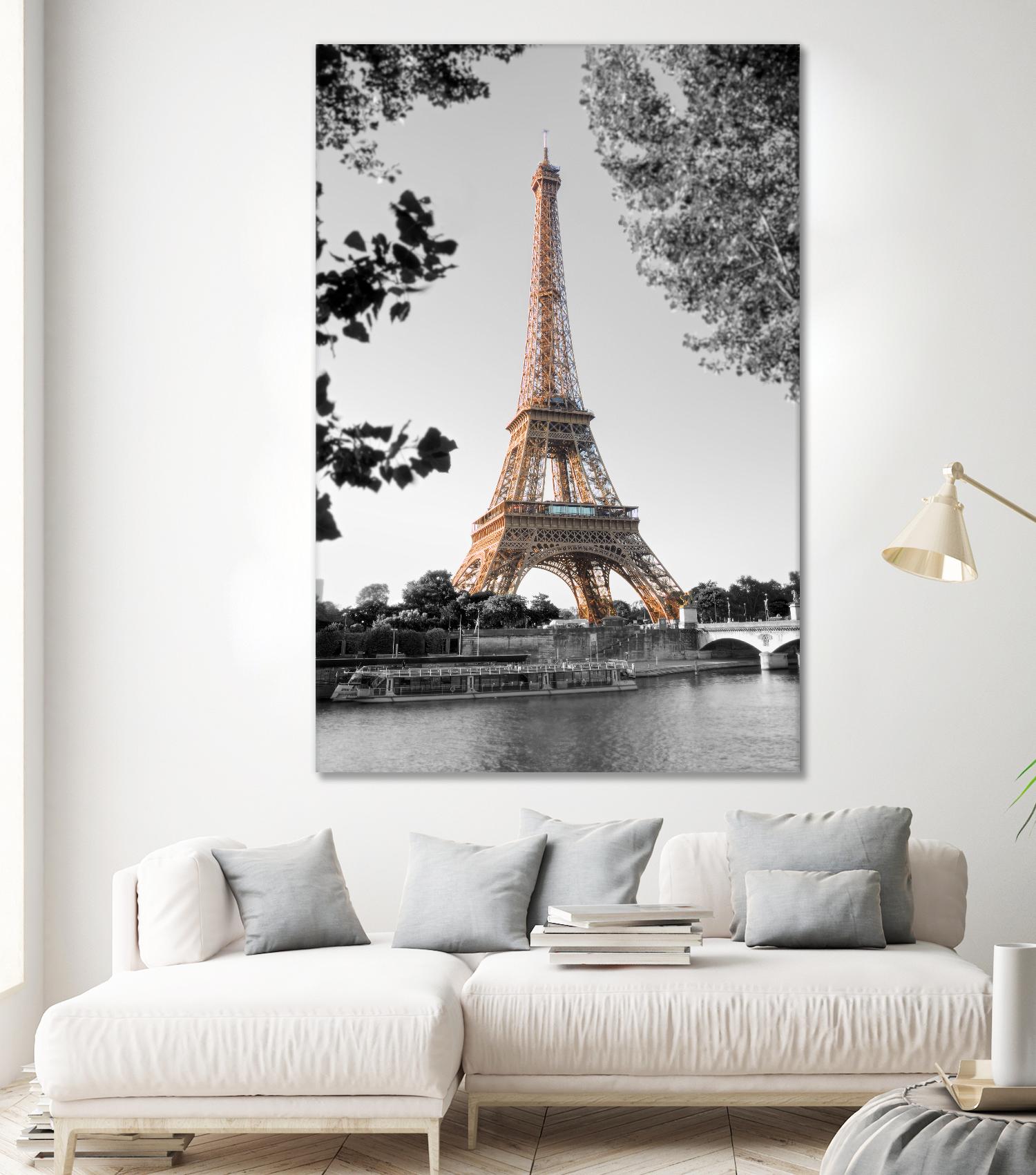 Matin sur la Seine by Alan Blaustein on GIANT ART - multicolor photography; people/places; landscapes