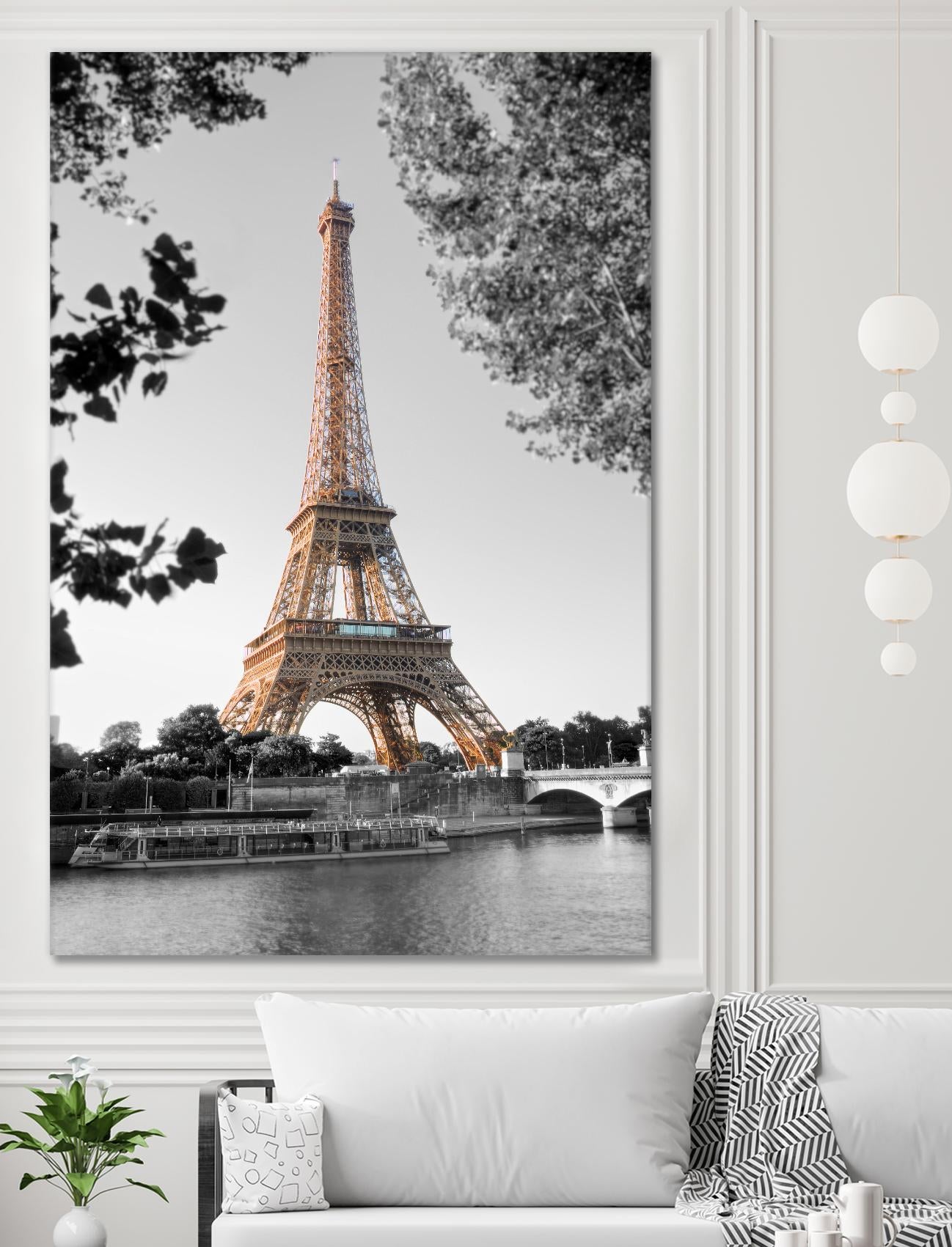 Matin sur la Seine by Alan Blaustein on GIANT ART - multicolor photography; people/places; landscapes