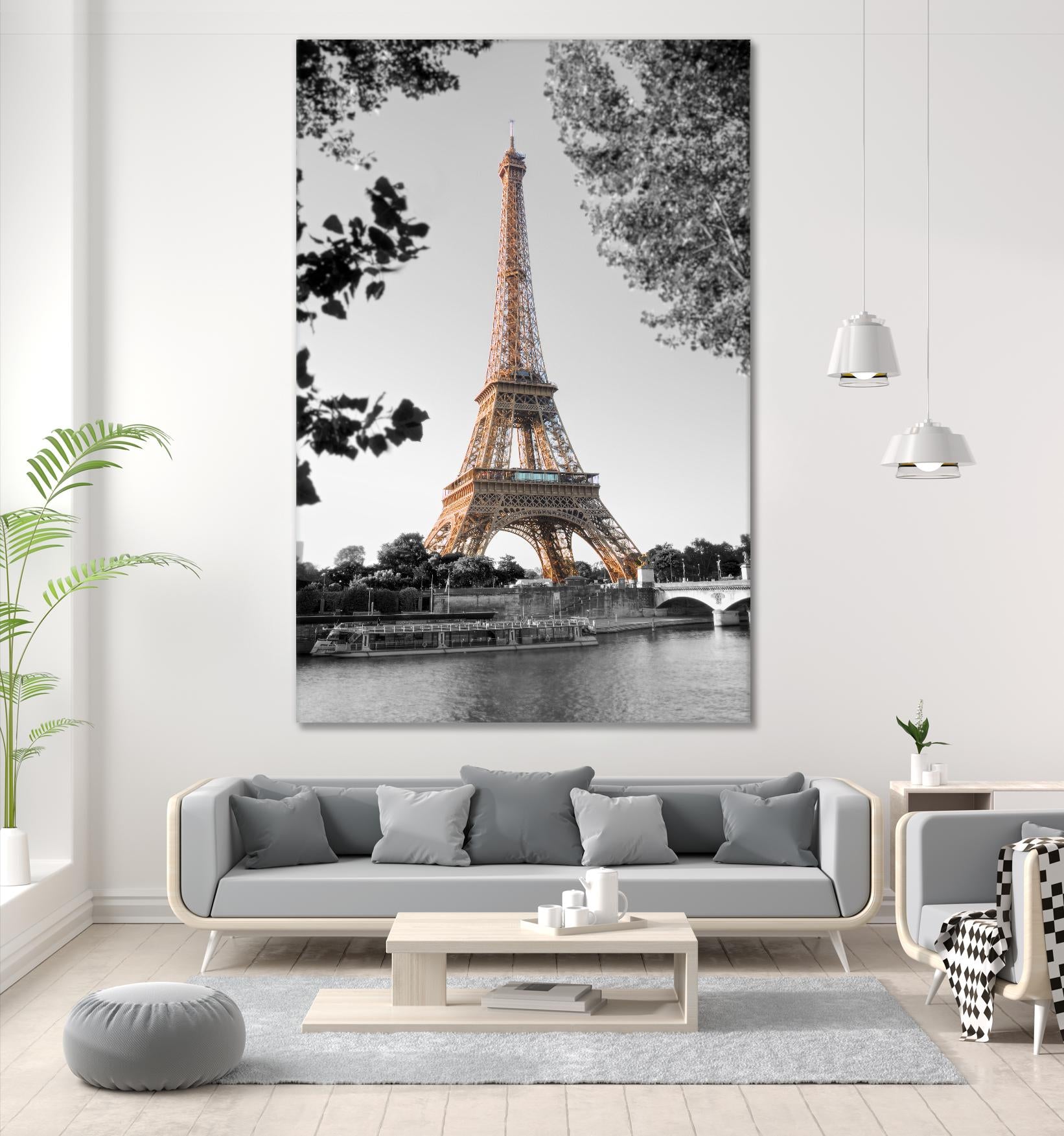 Matin sur la Seine by Alan Blaustein on GIANT ART - multicolor photography; people/places; landscapes