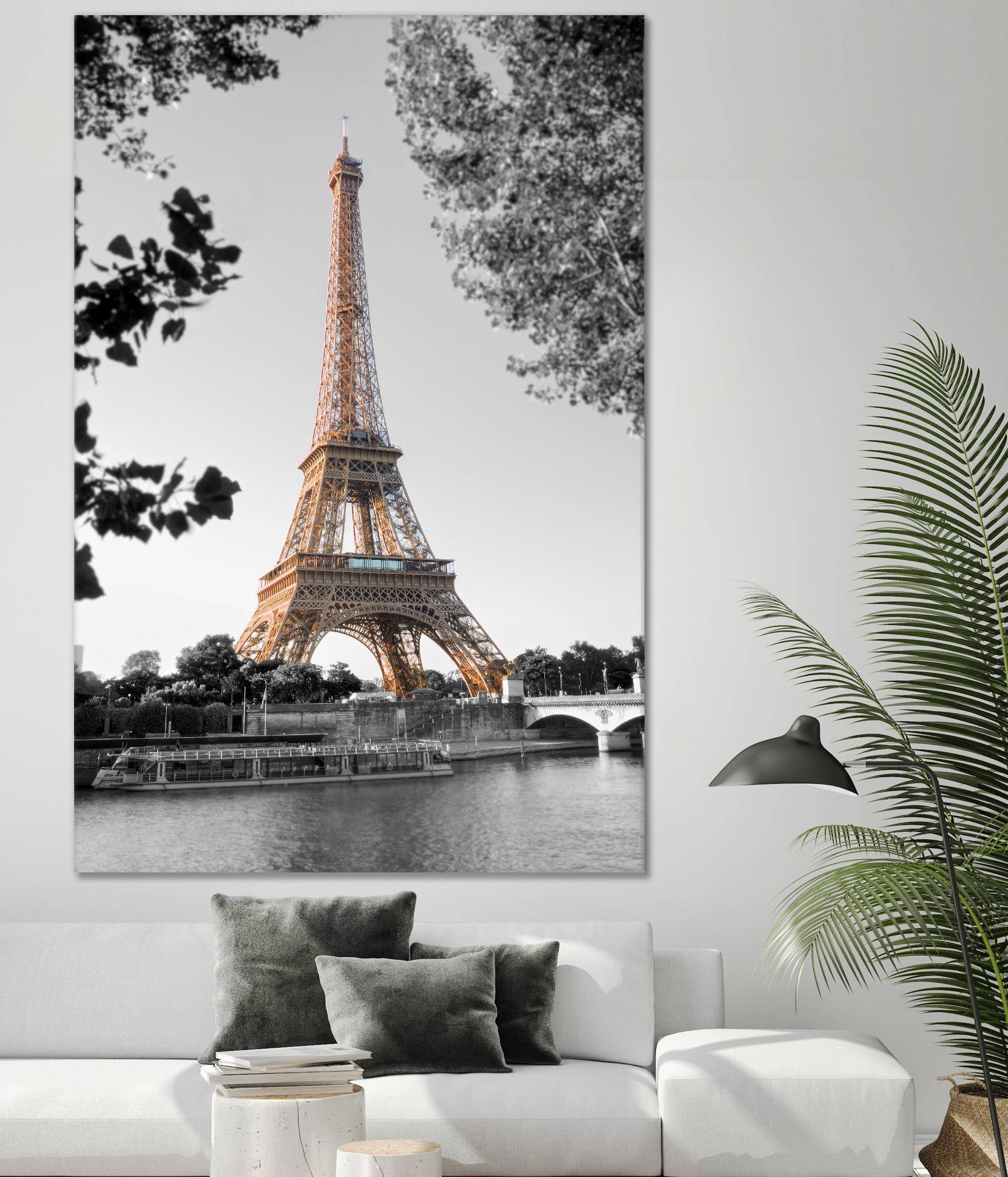 Matin sur la Seine by Alan Blaustein on GIANT ART - multicolor photography; people/places; landscapes