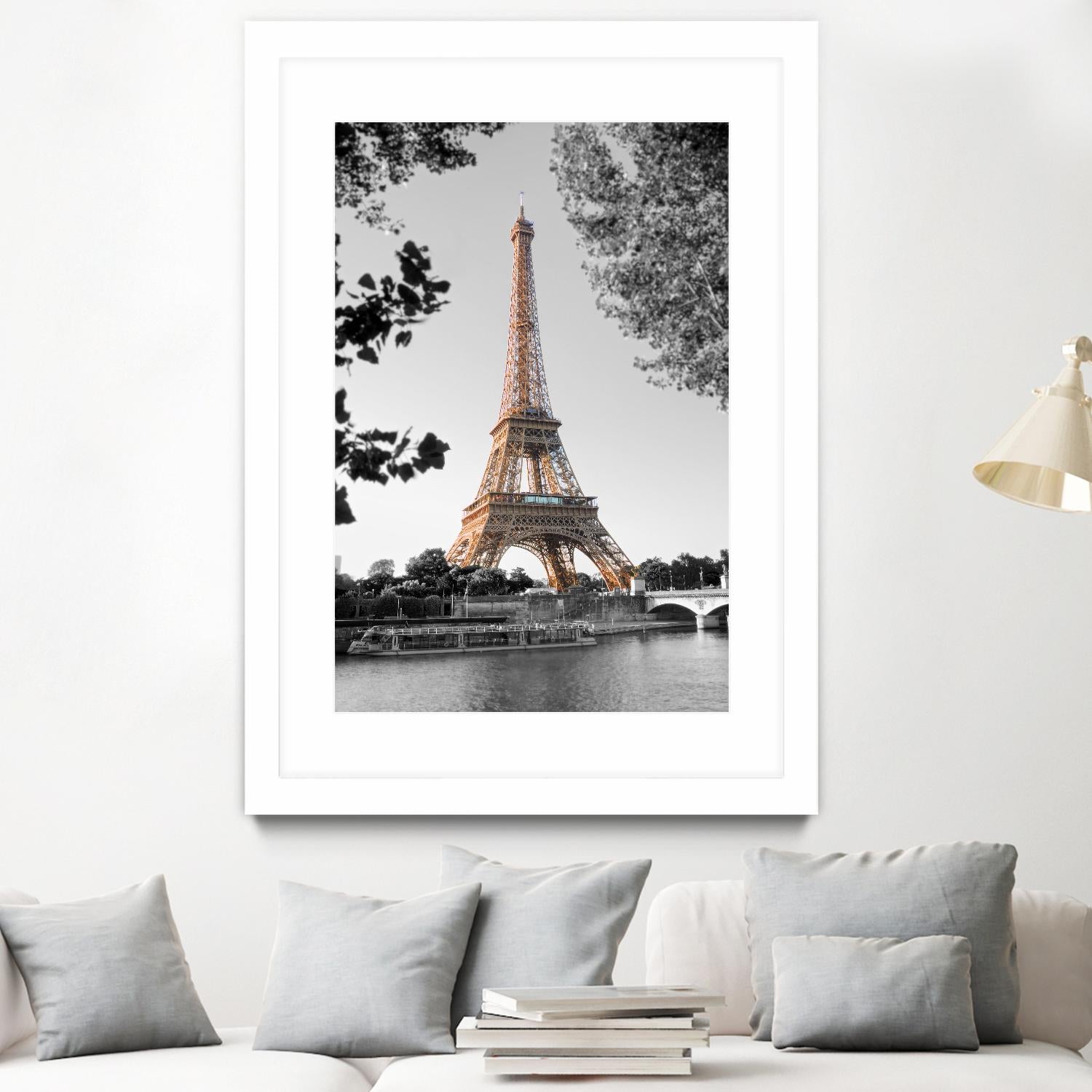 Matin sur la Seine by Alan Blaustein on GIANT ART - multicolor photography; people/places; landscapes