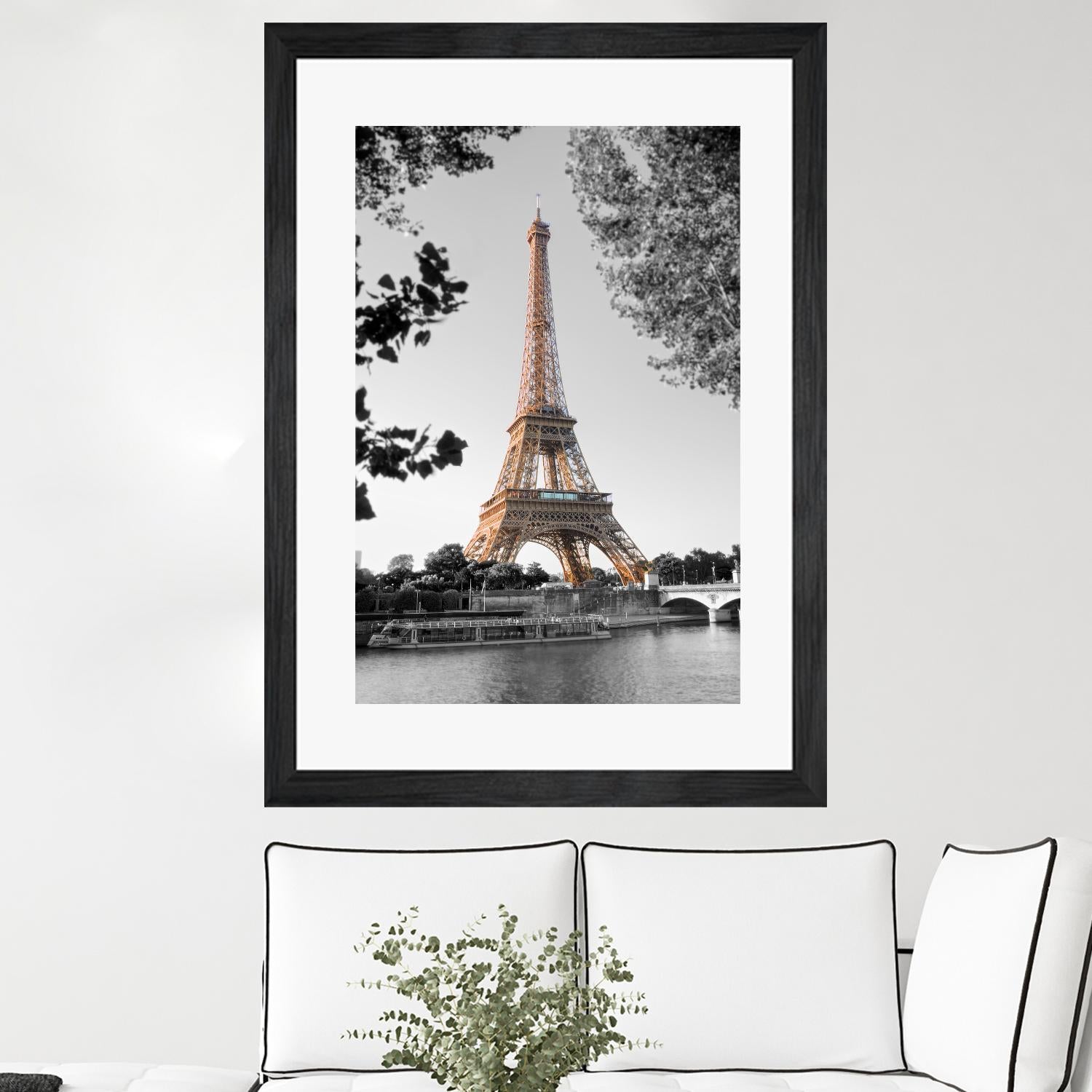 Matin sur la Seine by Alan Blaustein on GIANT ART - multicolor photography; people/places; landscapes