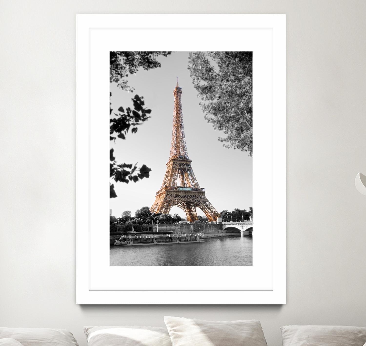 Matin sur la Seine by Alan Blaustein on GIANT ART - multicolor photography; people/places; landscapes