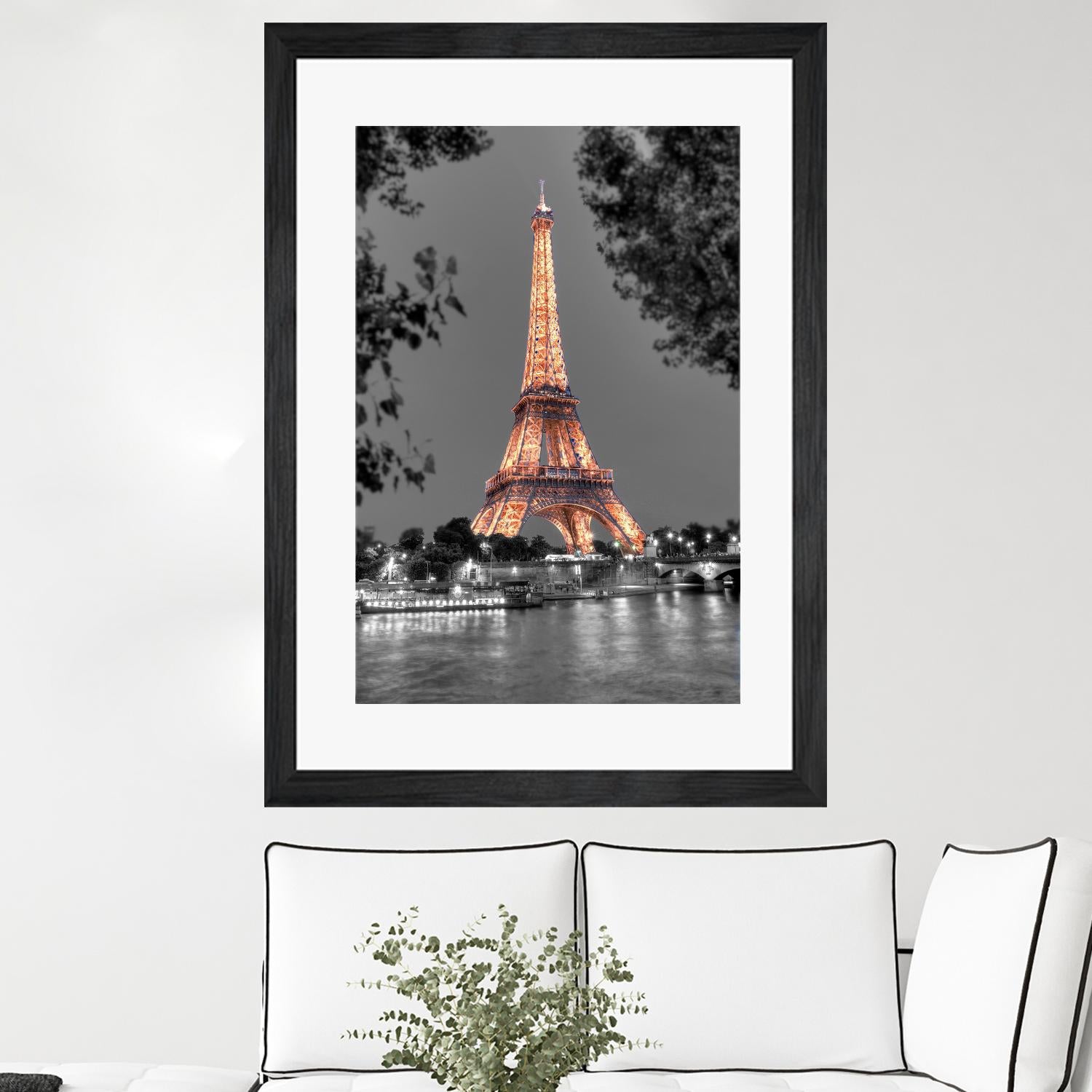 Nuit sur la Seine by Alan Blaustein on GIANT ART - multicolor photography; landscapes; people/places