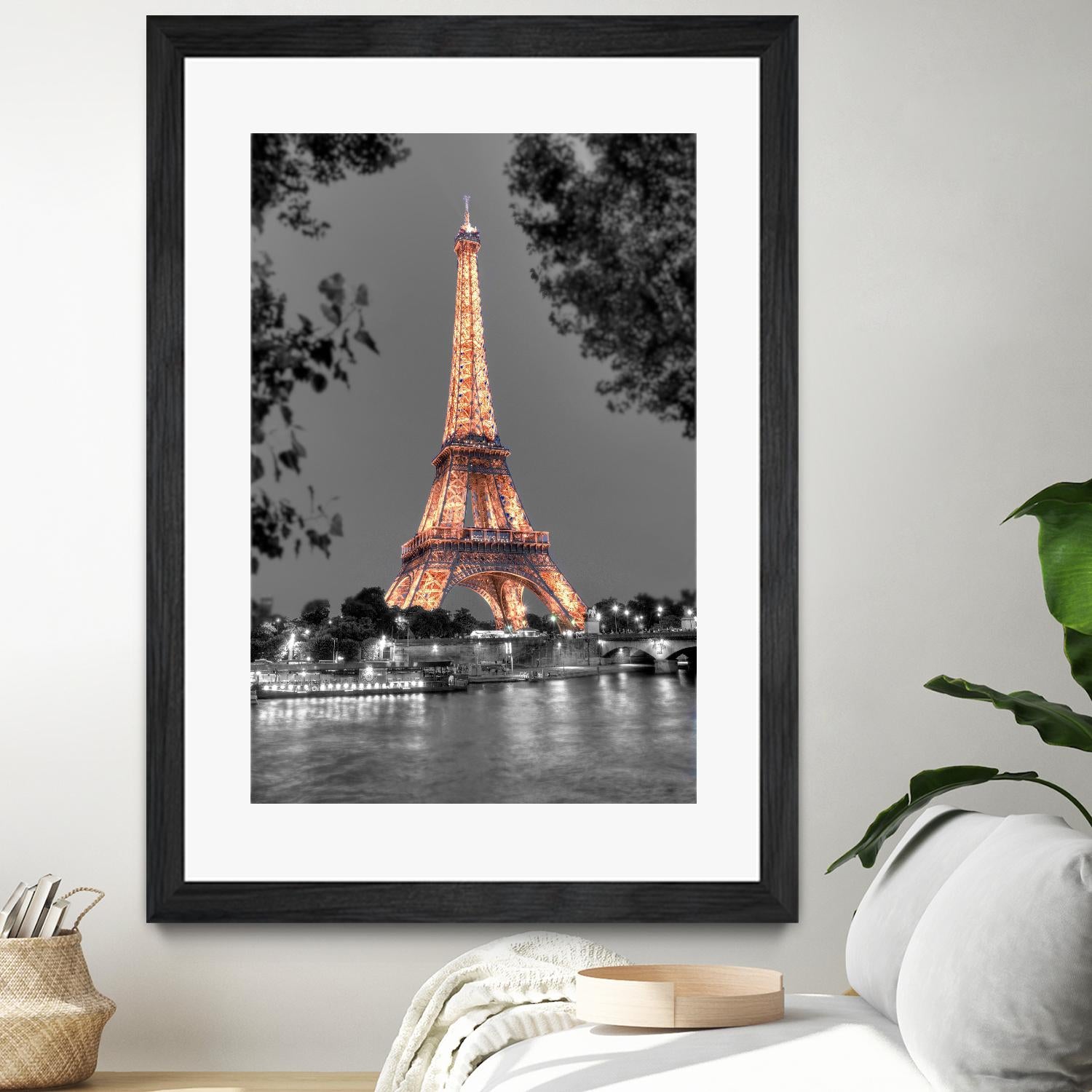 Nuit sur la Seine by Alan Blaustein on GIANT ART - multicolor photography; landscapes; people/places