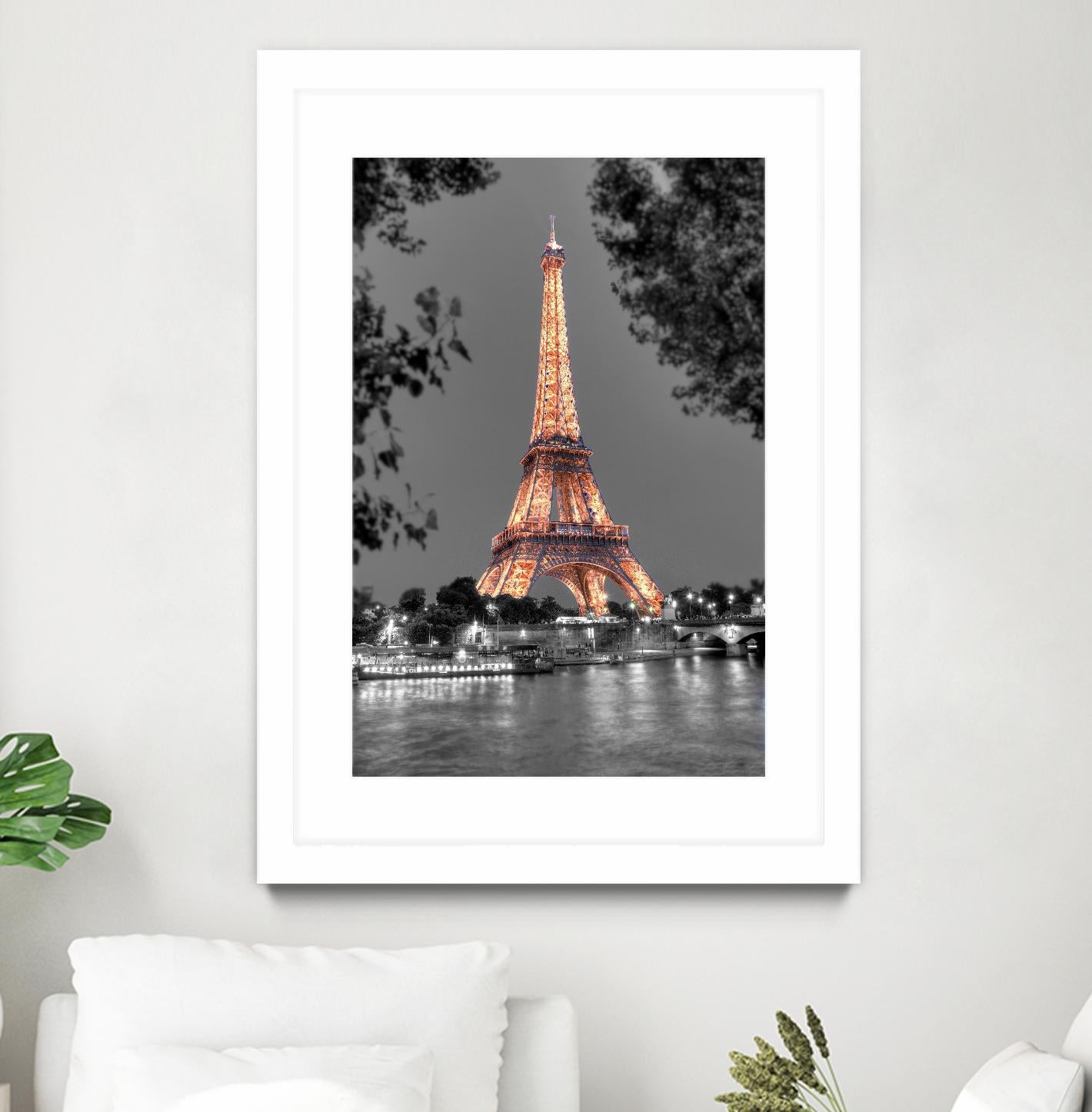 Nuit sur la Seine by Alan Blaustein on GIANT ART - multicolor photography; landscapes; people/places