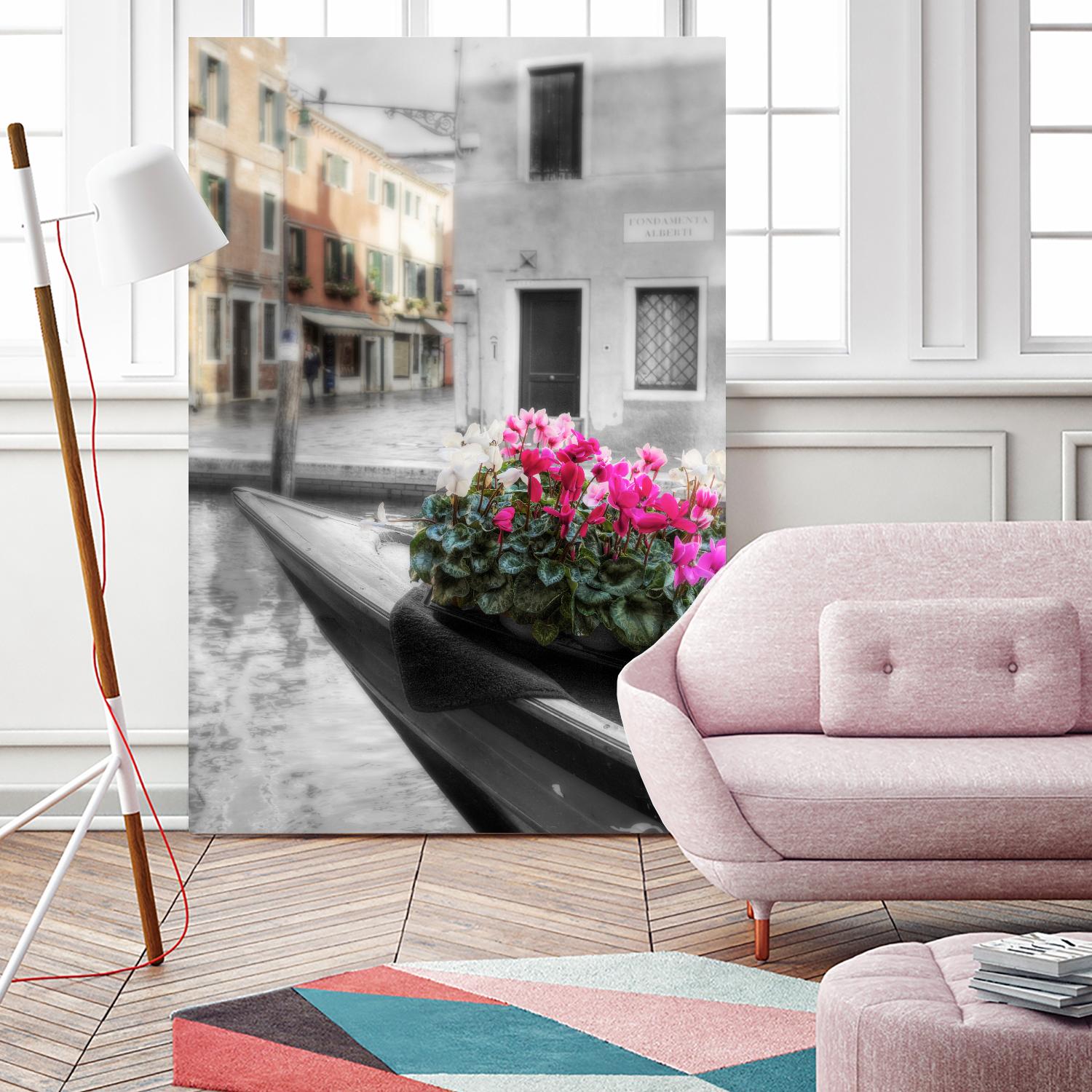 Canal Fiori #1 by Alan Blaustein on GIANT ART - multicolor photography; landscapes