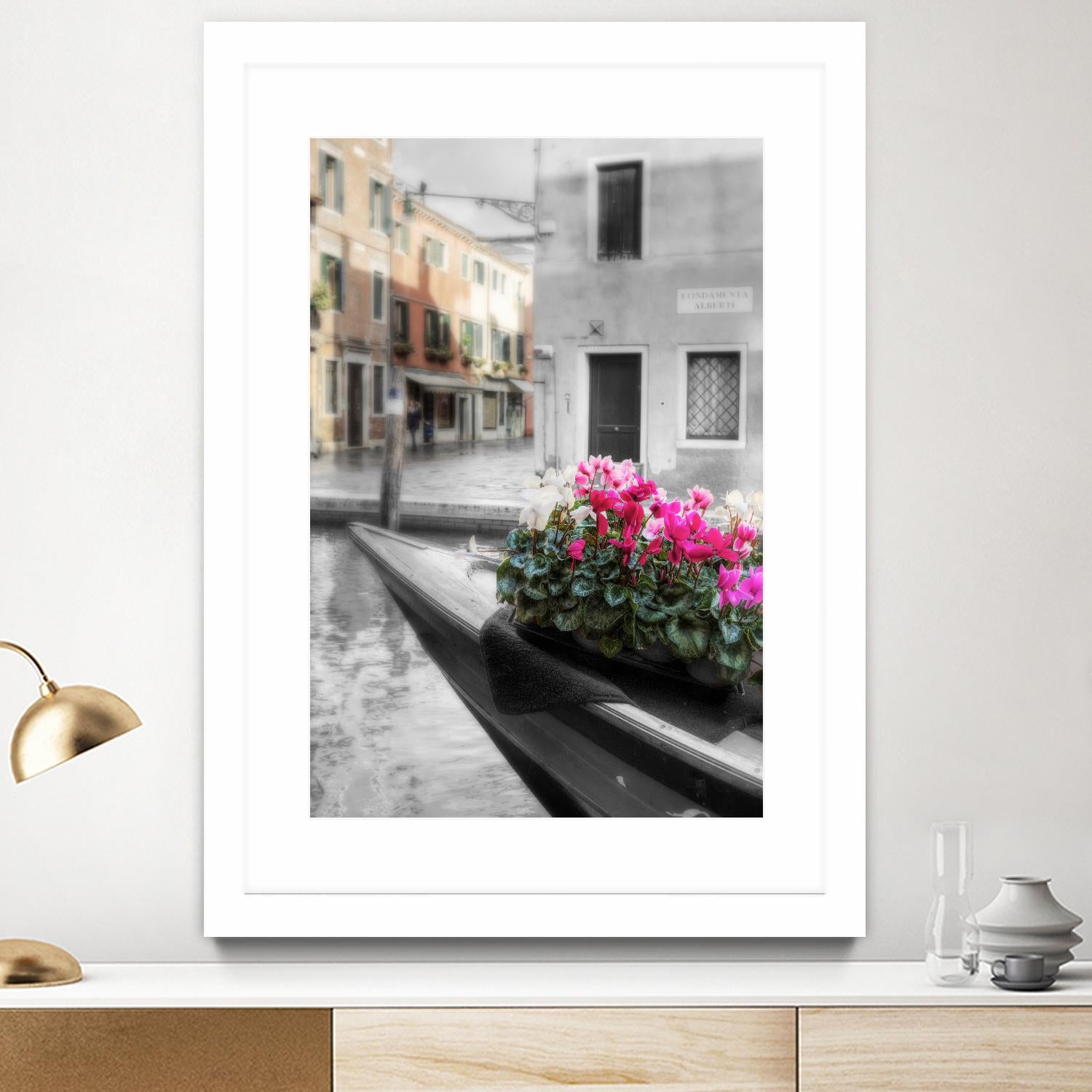 Canal Fiori #1 by Alan Blaustein on GIANT ART - multicolor photography; landscapes