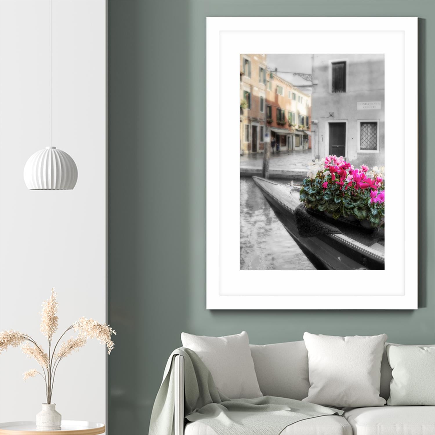 Canal Fiori #1 by Alan Blaustein on GIANT ART - multicolor photography; landscapes