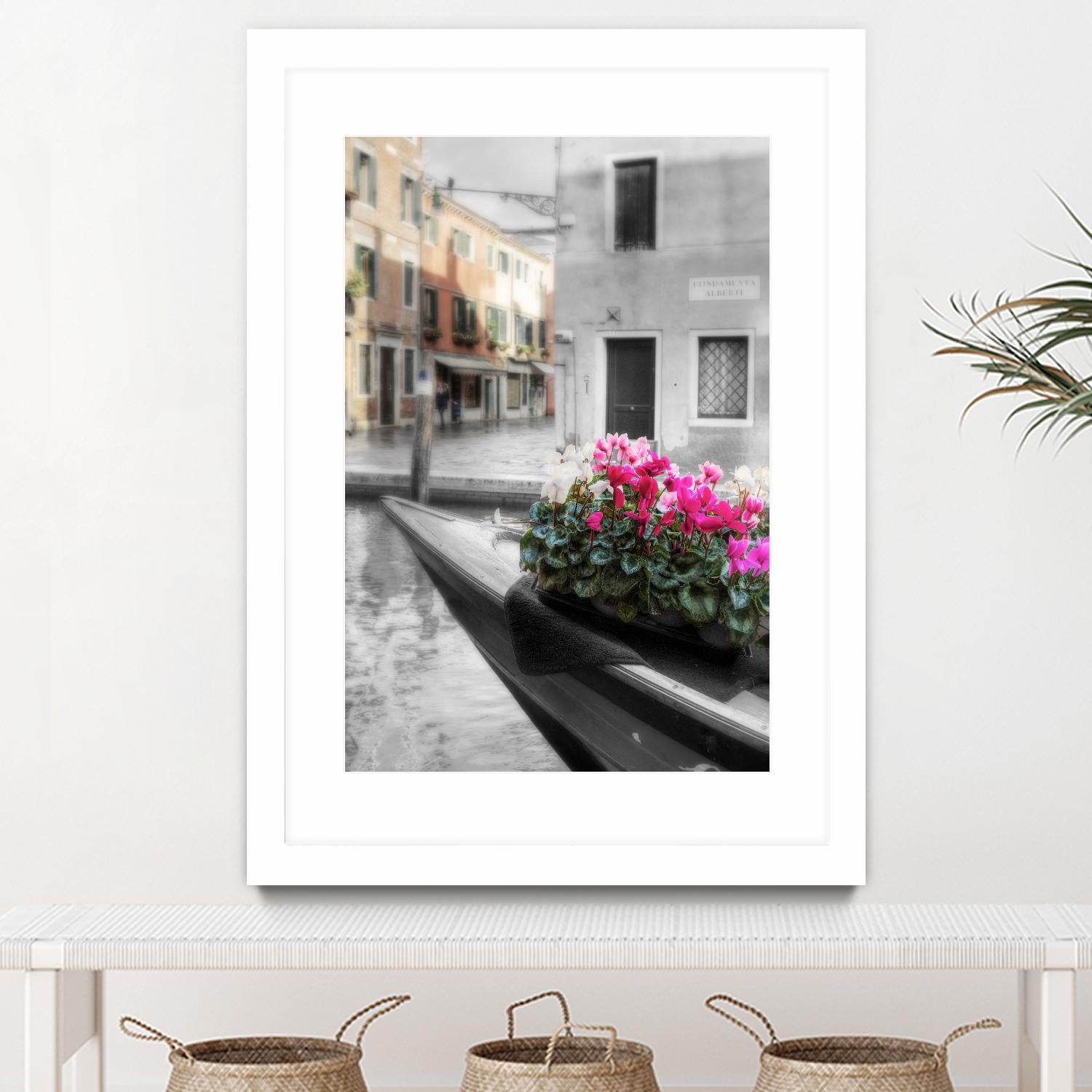 Canal Fiori #1 by Alan Blaustein on GIANT ART - multicolor photography; landscapes