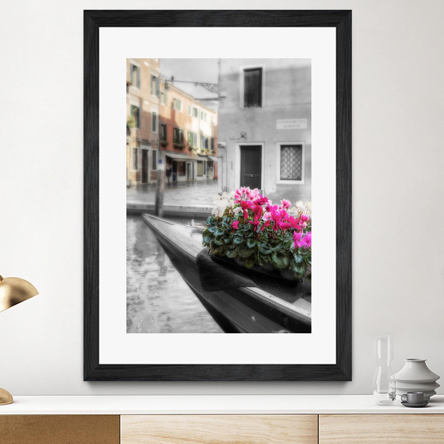 Canal Fiori #1 by Alan Blaustein on GIANT ART - multicolor photography; landscapes