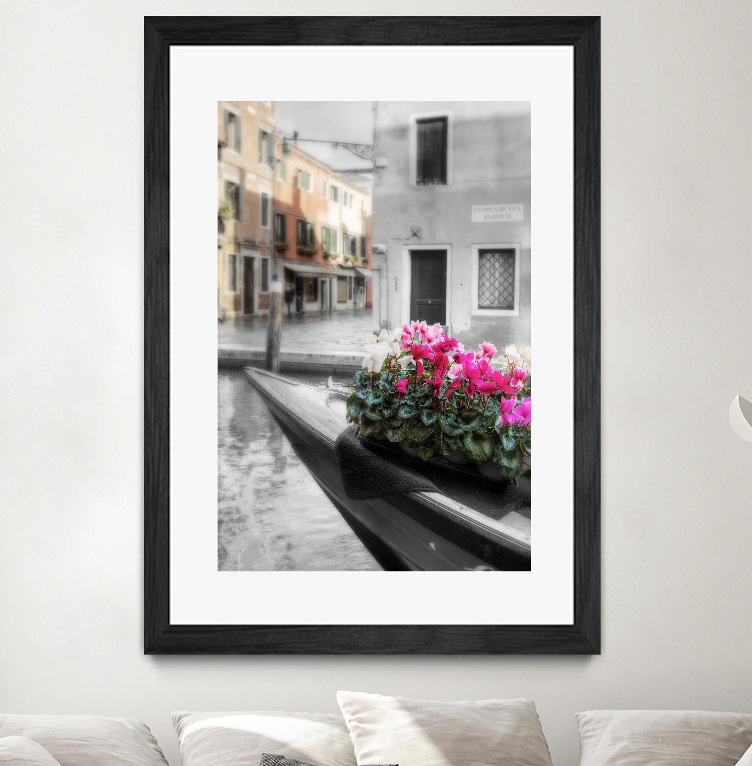 Canal Fiori #1 by Alan Blaustein on GIANT ART - multicolor photography; landscapes