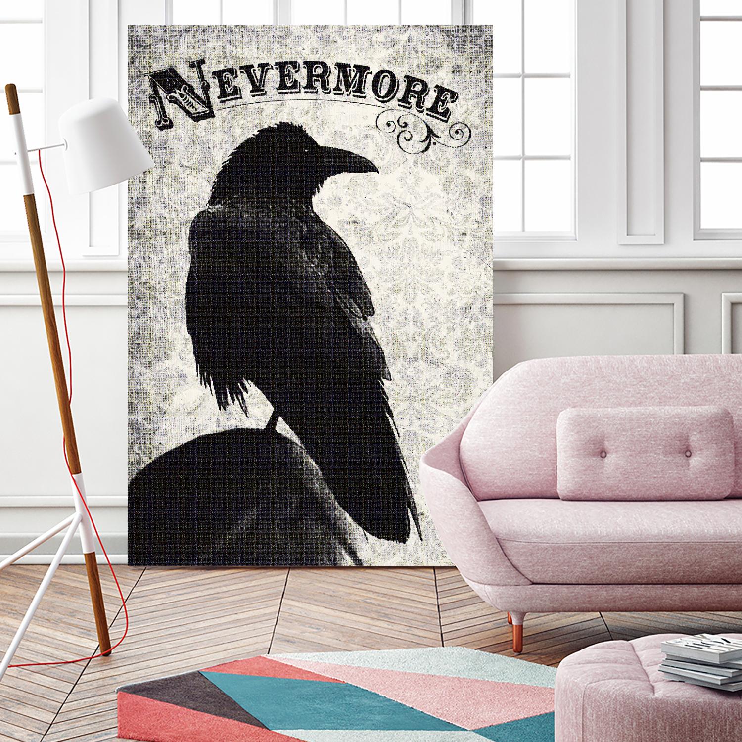 Nevermore by Michael Buxton on GIANT ART - multicolor urban/pop surrealism; contemporary; animals