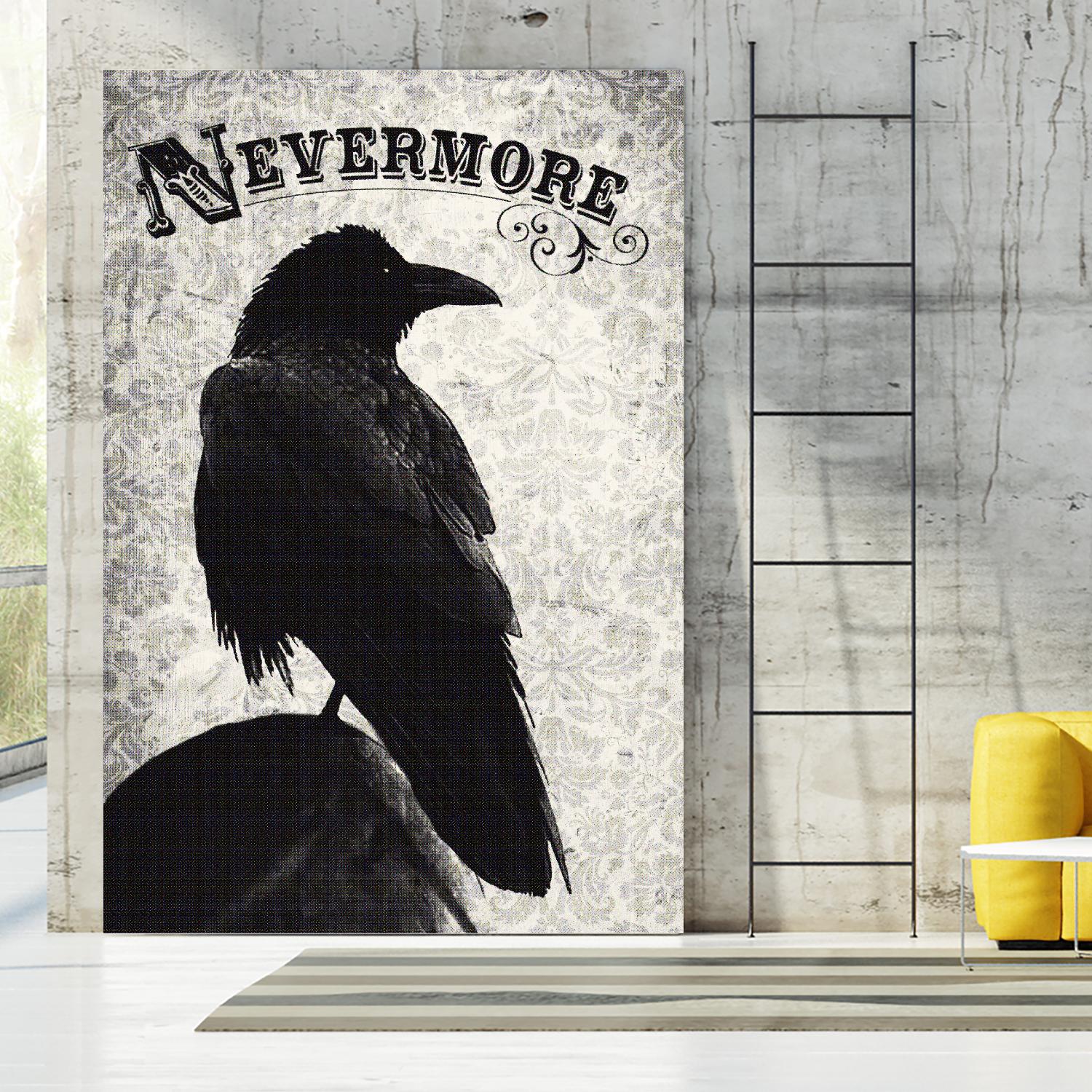 Nevermore by Michael Buxton on GIANT ART - multicolor urban/pop surrealism; contemporary; animals