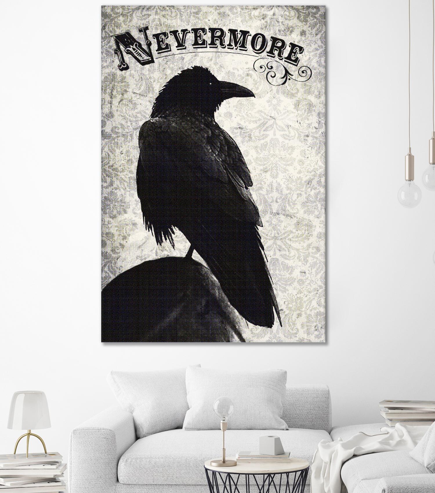 Nevermore by Michael Buxton on GIANT ART - multicolor urban/pop surrealism; contemporary; animals