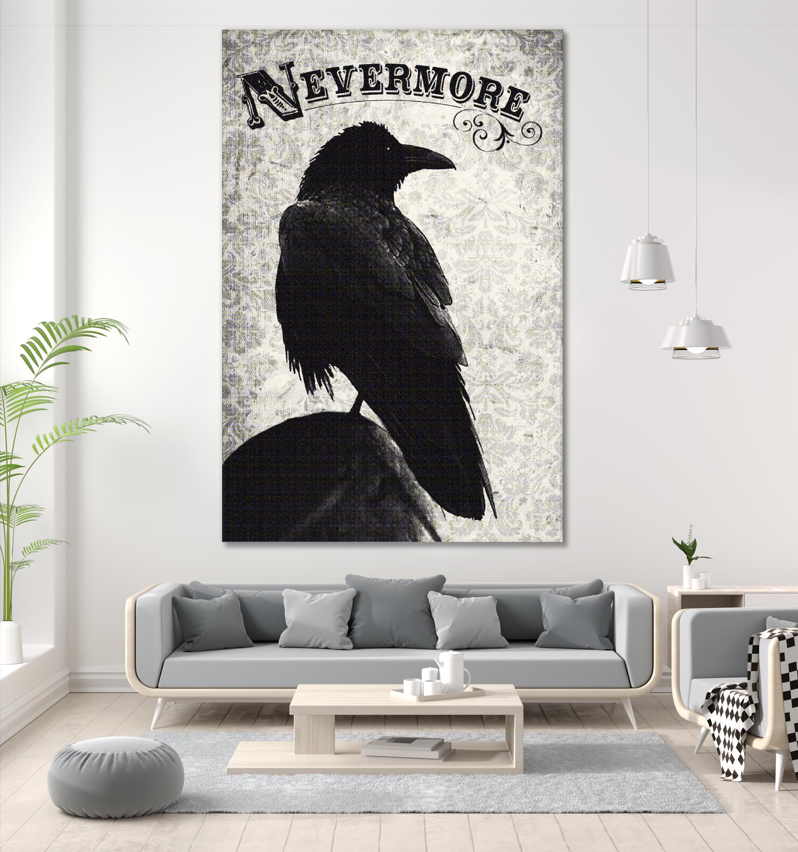Nevermore by Michael Buxton on GIANT ART - multicolor urban/pop surrealism; contemporary; animals