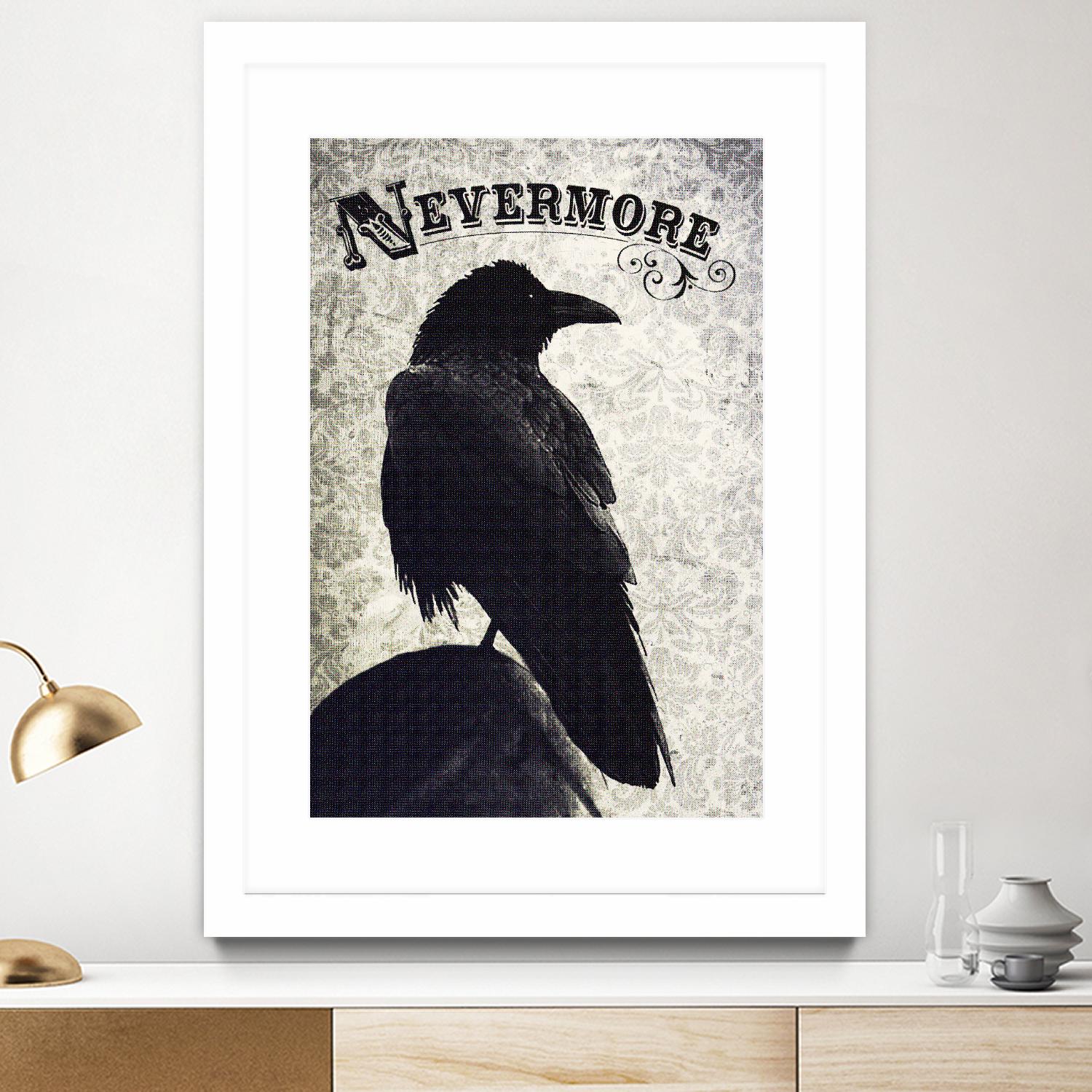 Nevermore by Michael Buxton on GIANT ART - multicolor urban/pop surrealism; contemporary; animals