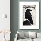 Nevermore by Michael Buxton on GIANT ART - multicolor urban/pop surrealism; contemporary; animals