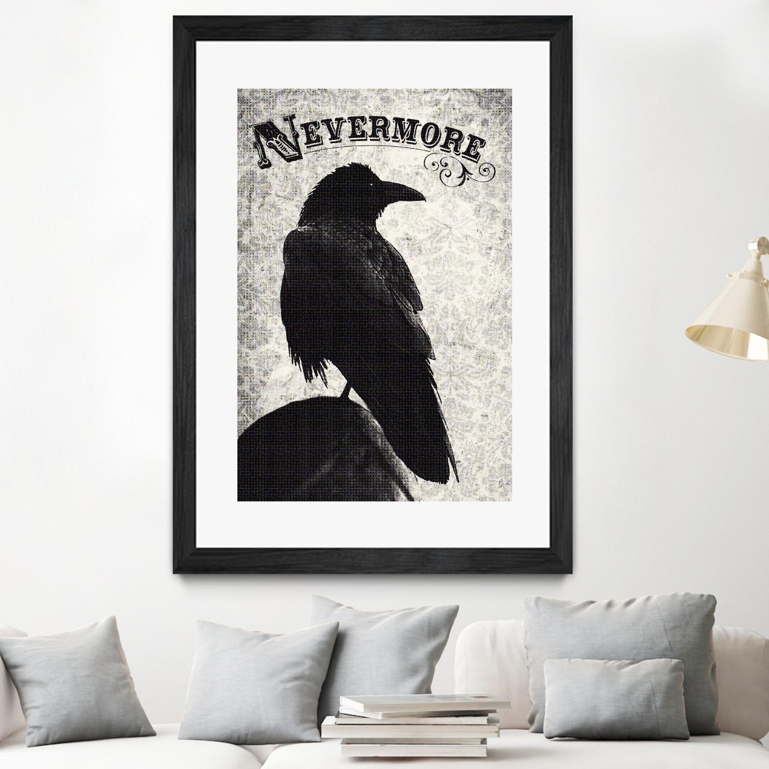 Nevermore by Michael Buxton on GIANT ART - multicolor urban/pop surrealism; contemporary; animals