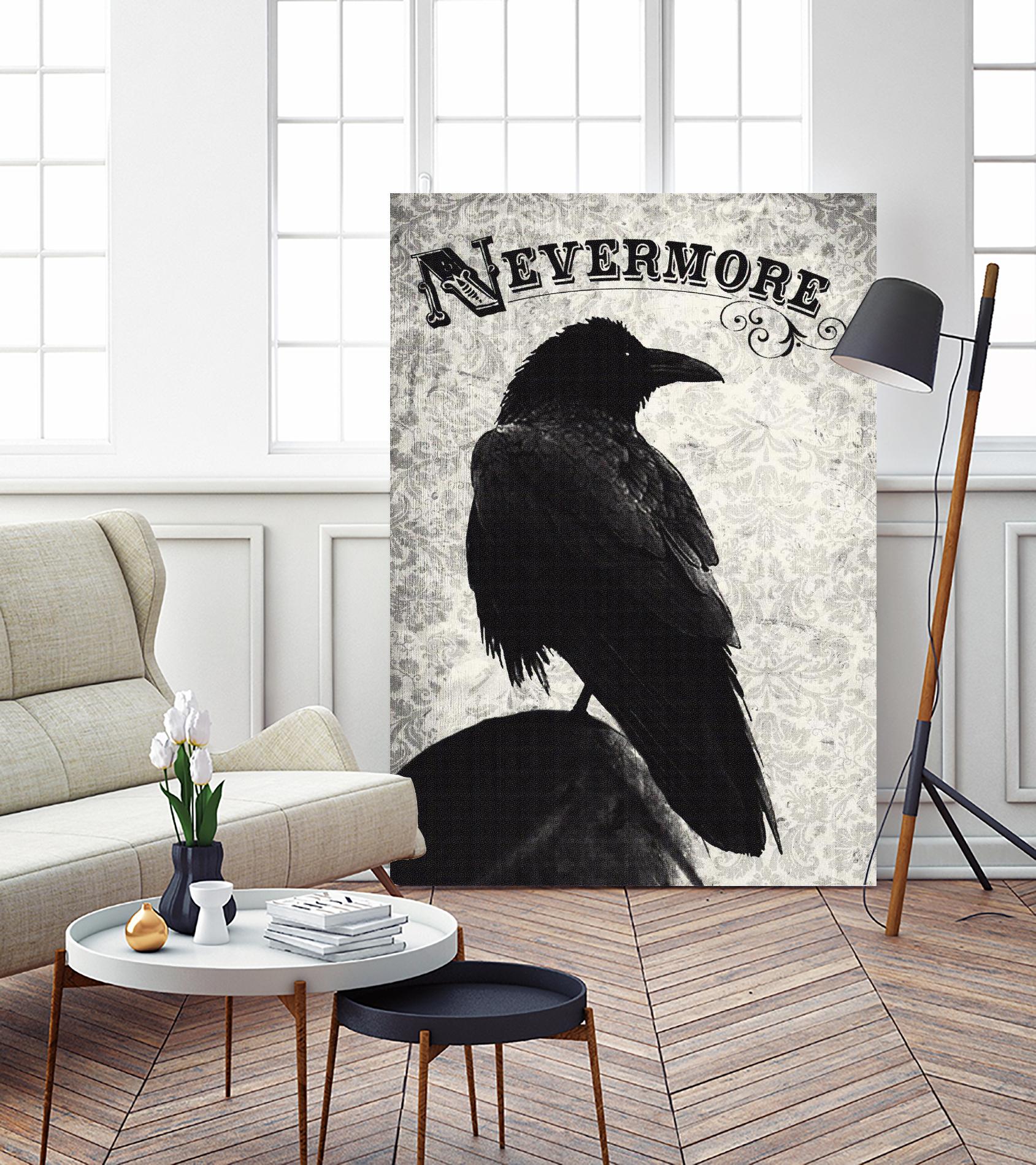 Nevermore by Michael Buxton on GIANT ART - multicolor urban/pop surrealism; contemporary; animals