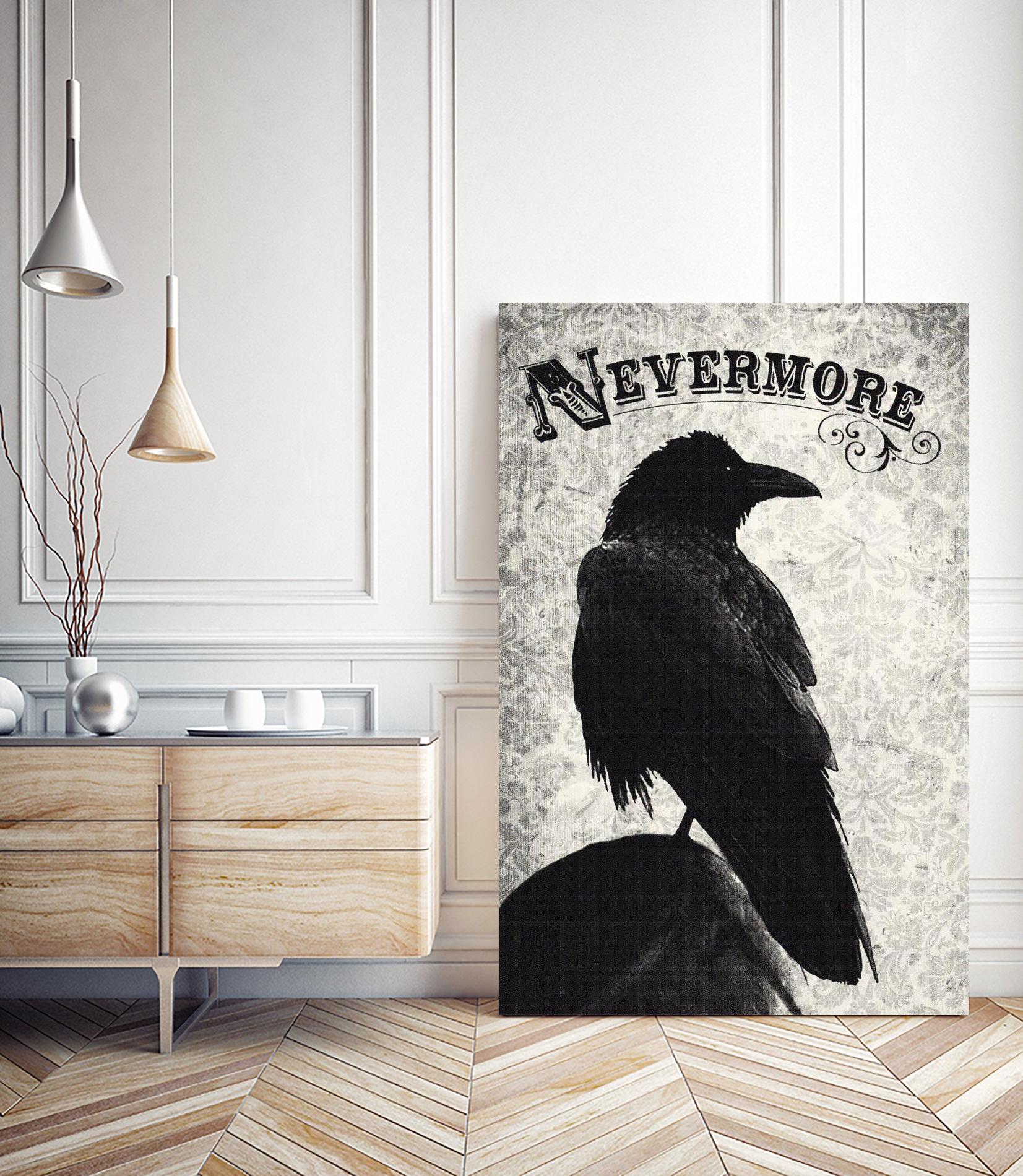 Nevermore by Michael Buxton on GIANT ART - multicolor urban/pop surrealism; contemporary; animals