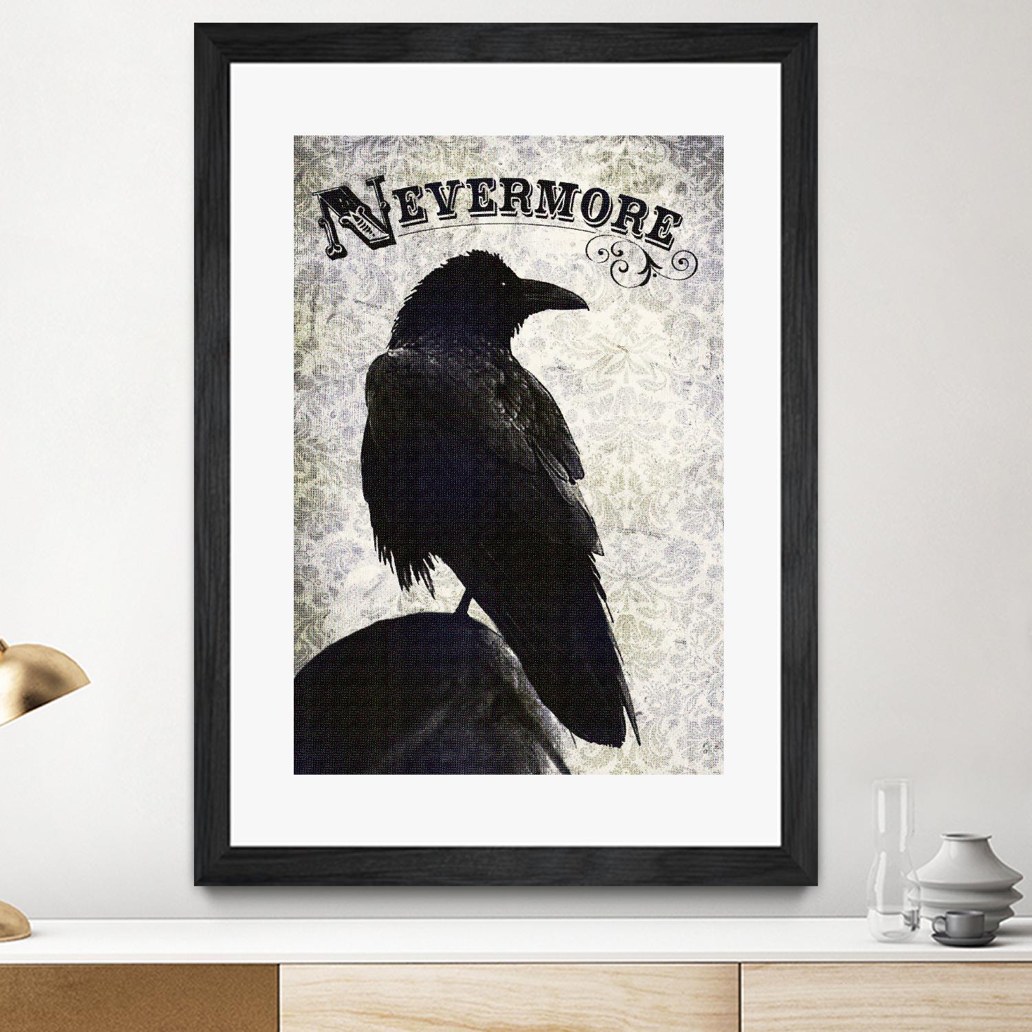 Nevermore by Michael Buxton on GIANT ART - multicolor urban/pop surrealism; contemporary; animals